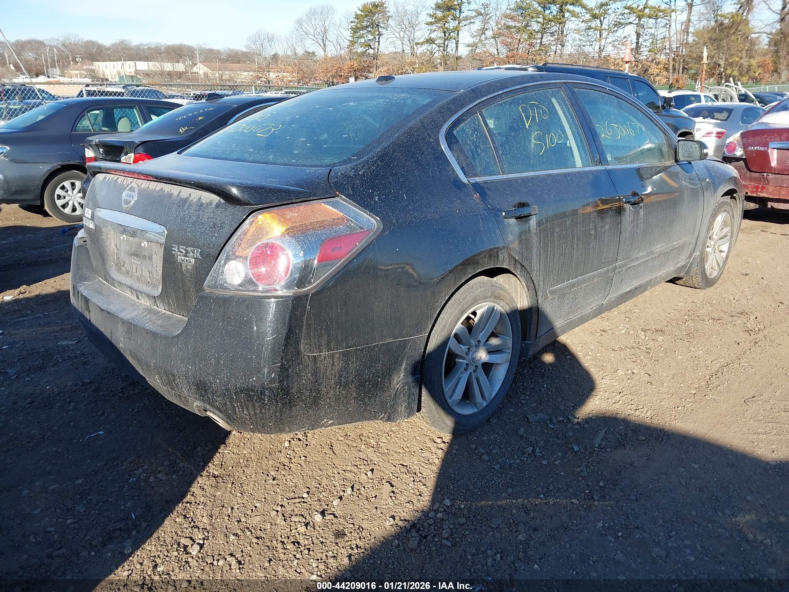 2012 Nissan Altima 3.5 Sr Black vin: 1N4BL2AP9CC146235