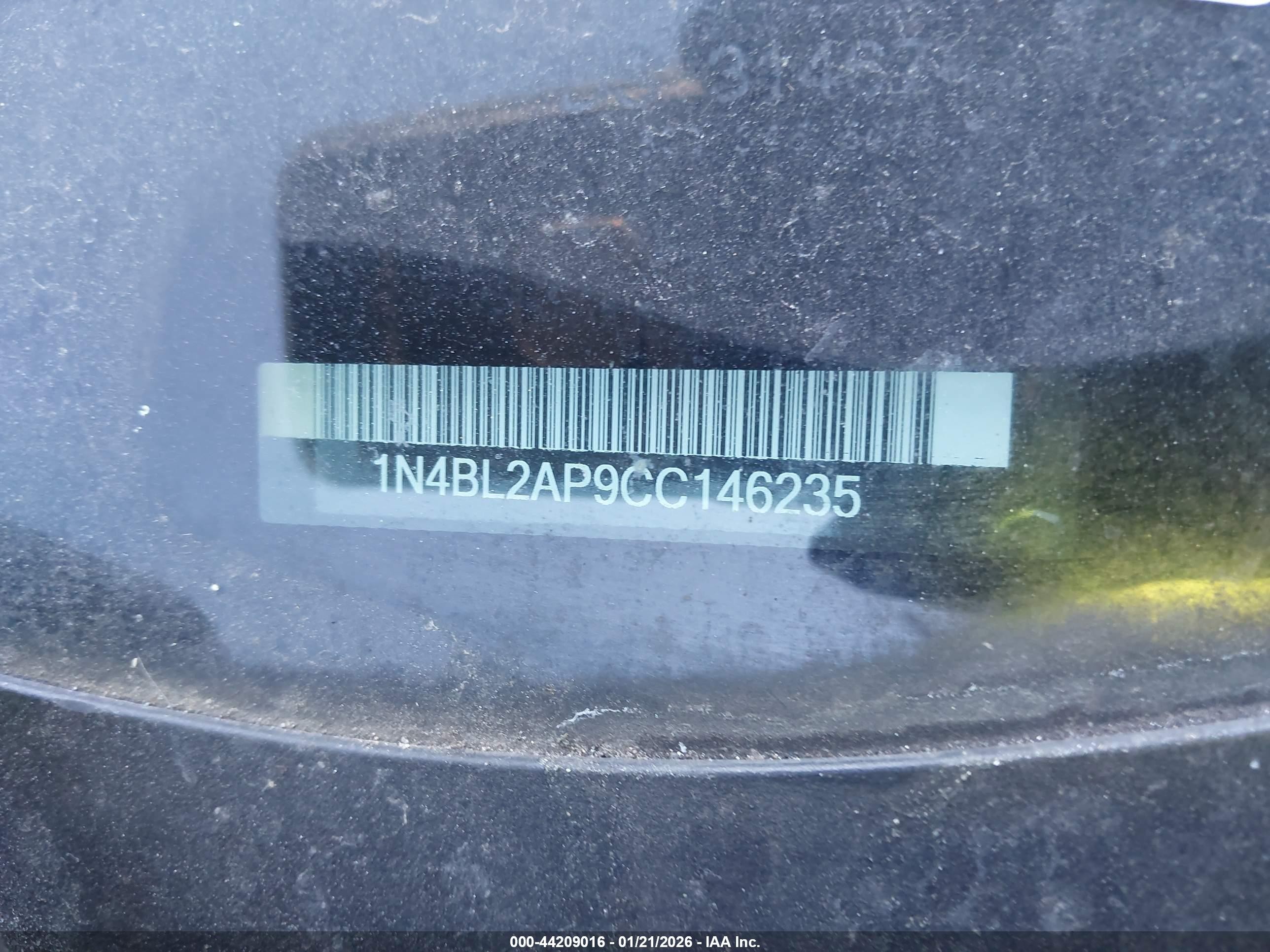 2012 Nissan Altima 3.5 Sr Black vin: 1N4BL2AP9CC146235