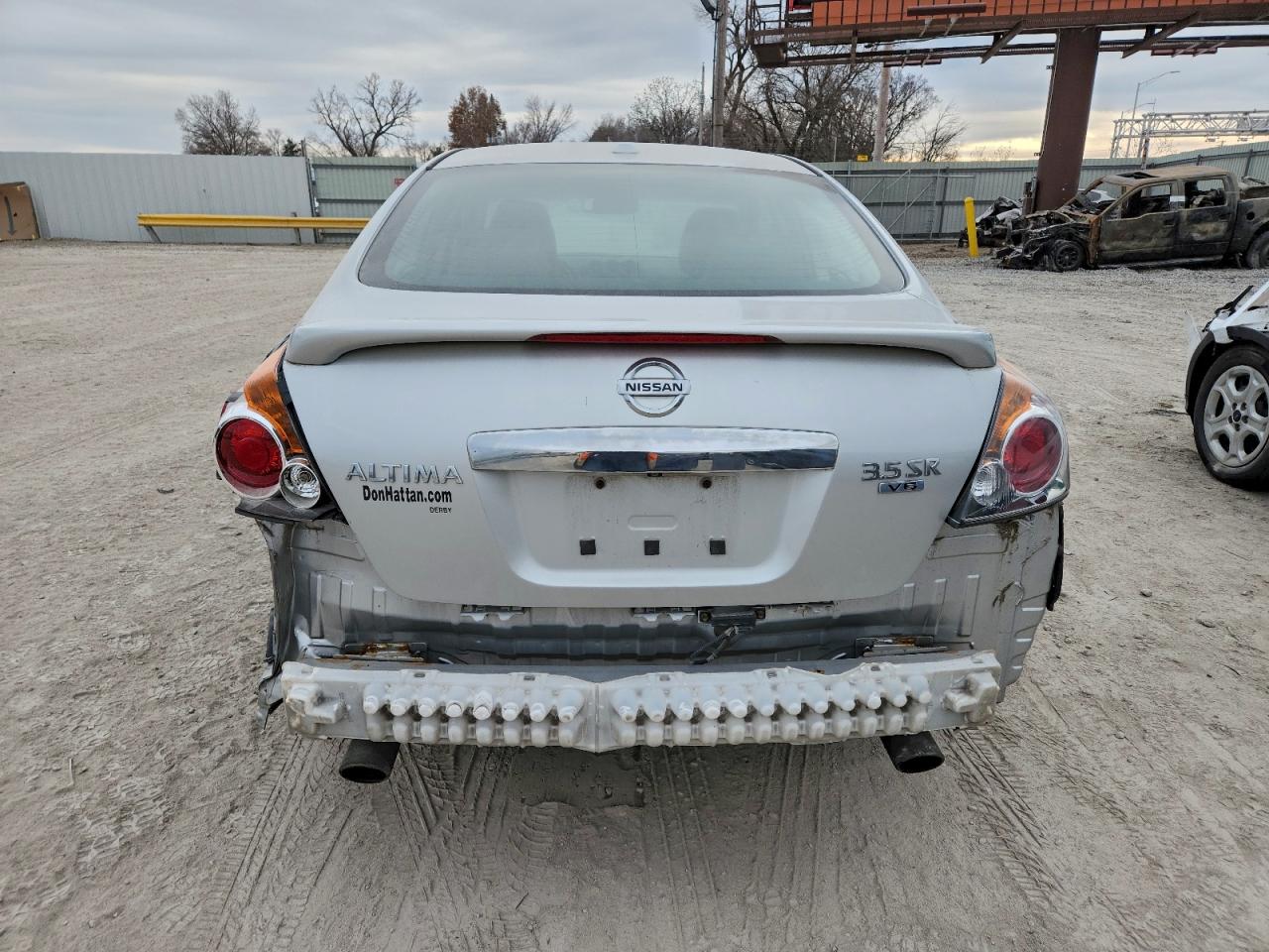 2012 Nissan Altima 3.5 Sr Серый vin: 1N4BL2AP9CC153086