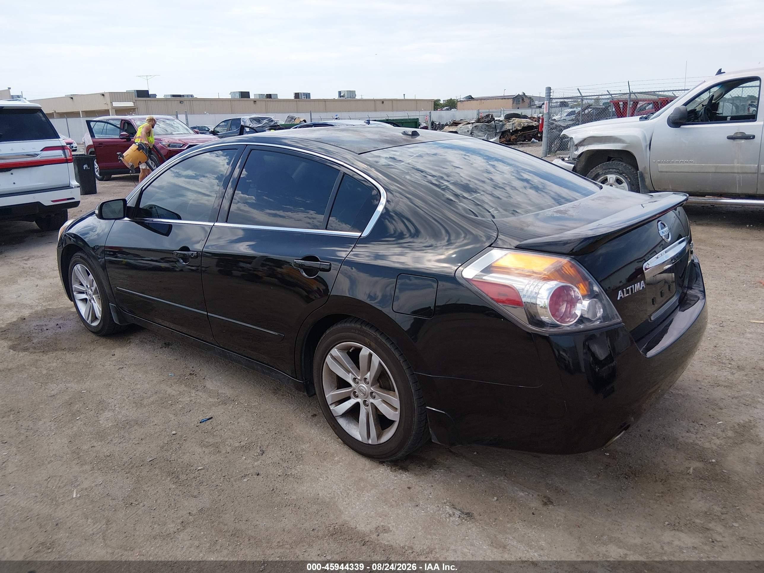 2012 Nissan Altima 3.5 Sr Черный vin: 1N4BL2AP9CC219135