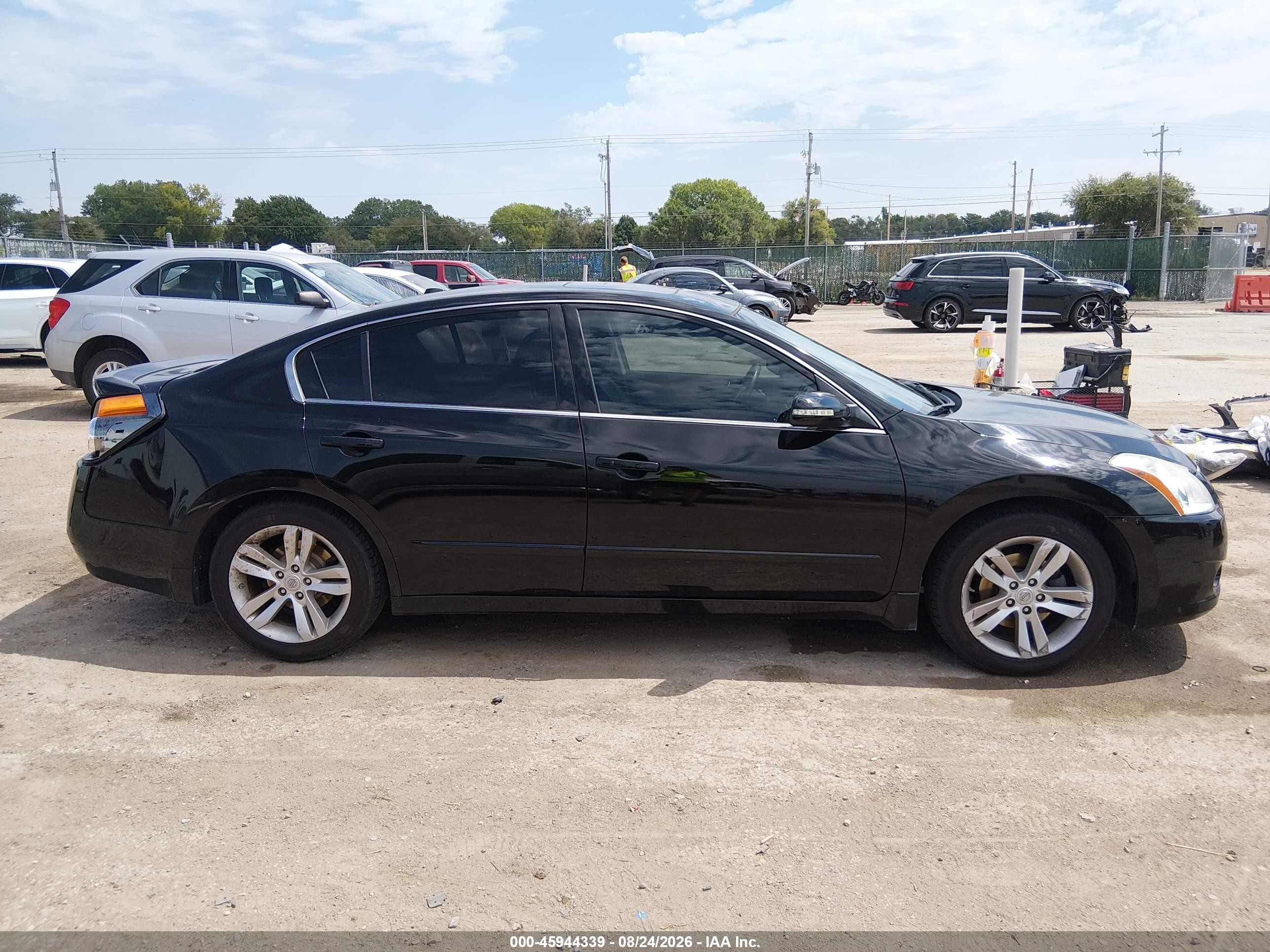 2012 Nissan Altima 3.5 Sr Черный vin: 1N4BL2AP9CC219135