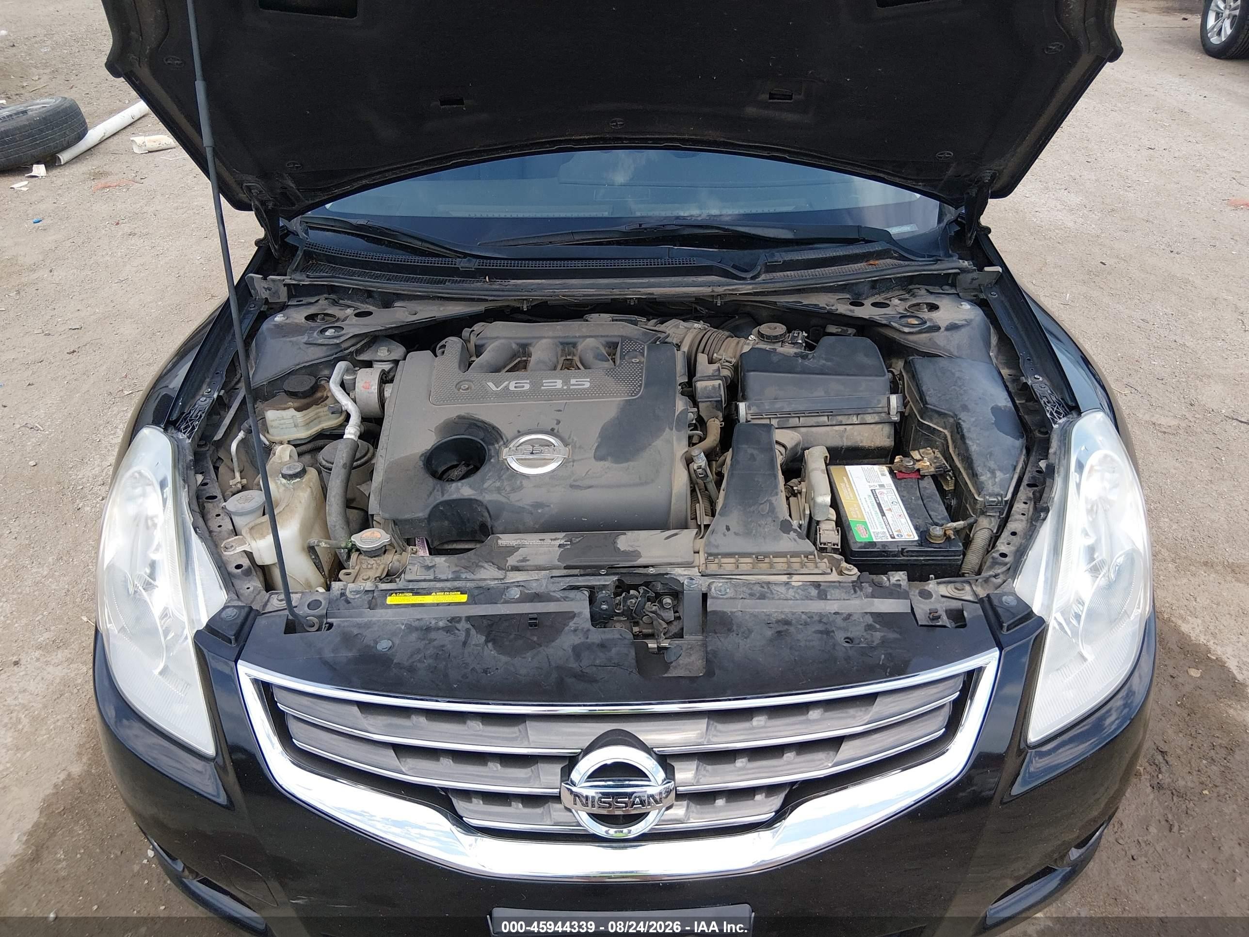 2012 Nissan Altima 3.5 Sr Черный vin: 1N4BL2AP9CC219135