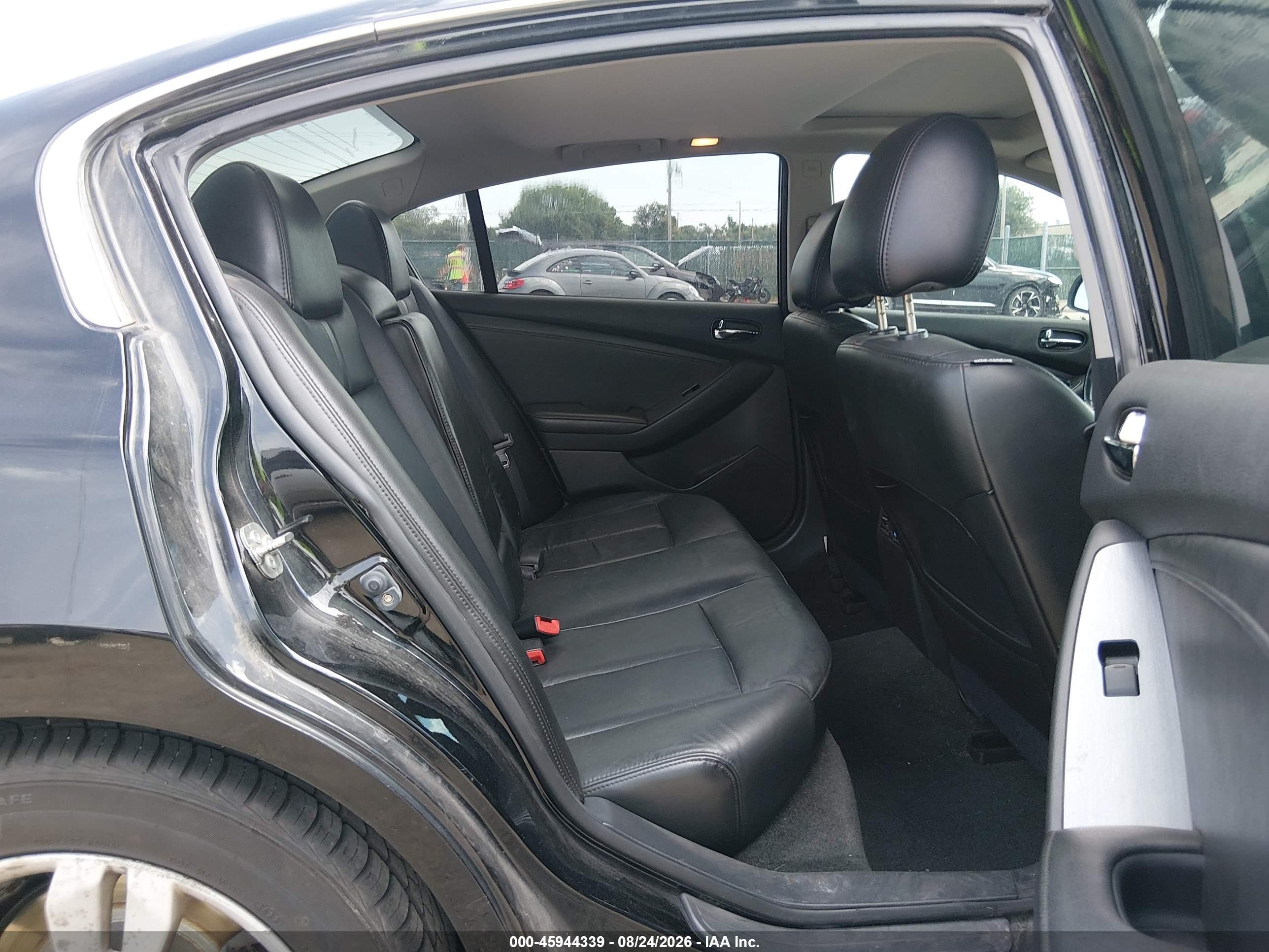 2012 Nissan Altima 3.5 Sr Черный vin: 1N4BL2AP9CC219135