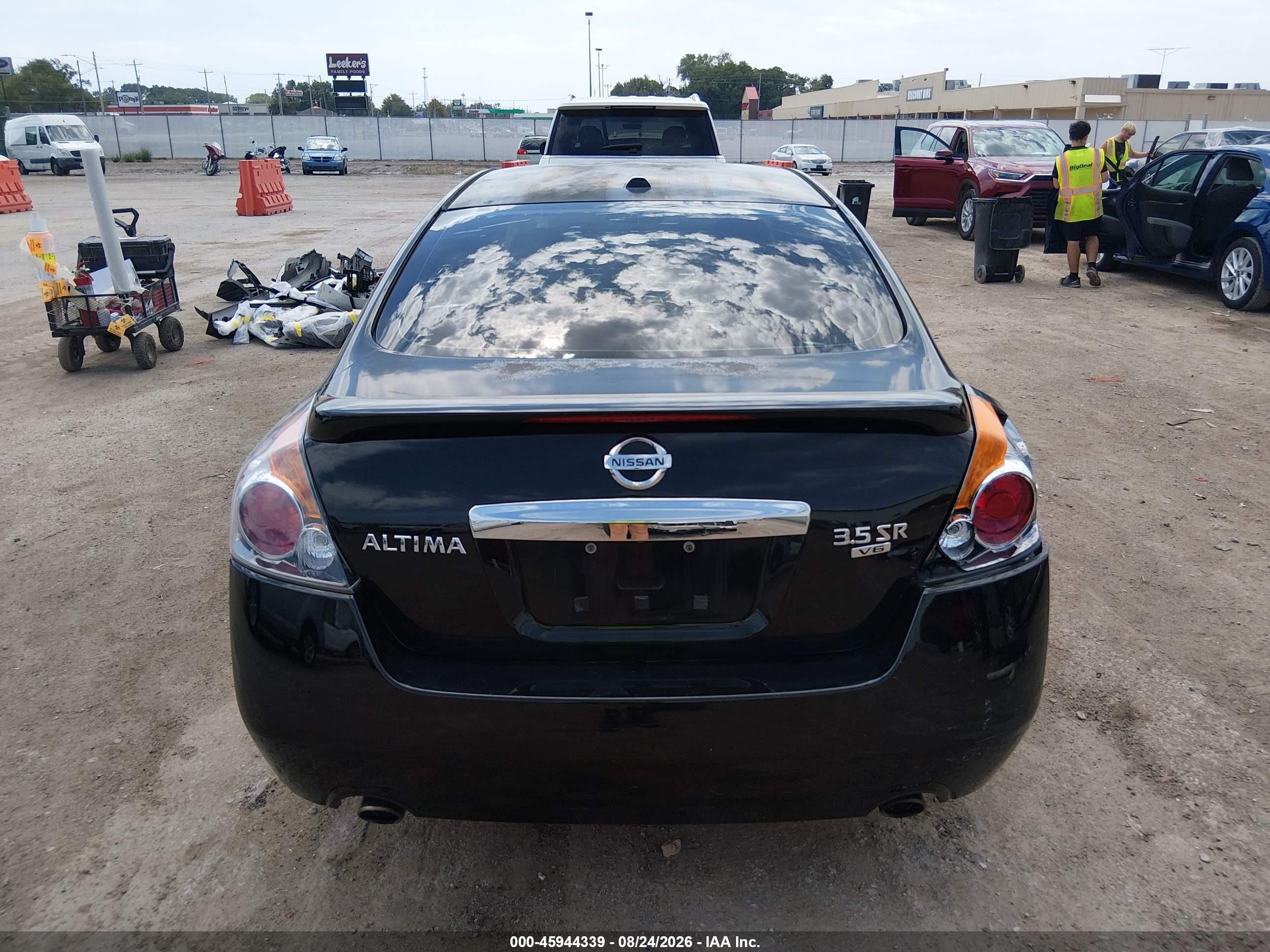 2012 Nissan Altima 3.5 Sr Черный vin: 1N4BL2AP9CC219135