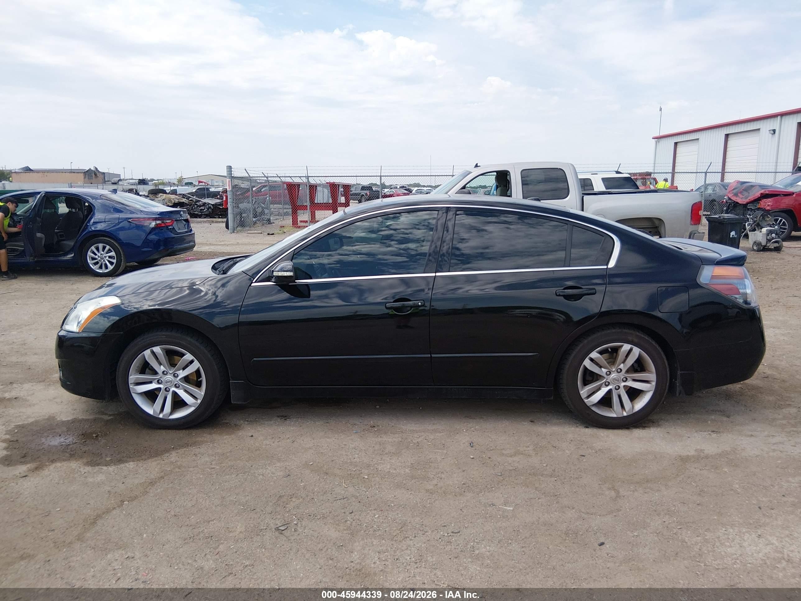 2012 Nissan Altima 3.5 Sr Черный vin: 1N4BL2AP9CC219135