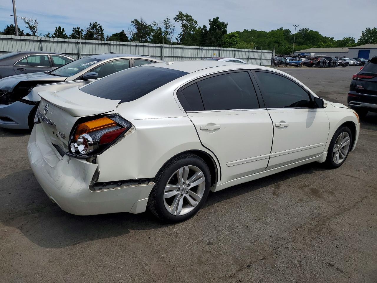 2010 Nissan Altima Sr White vin: 1N4BL2APXAC152283