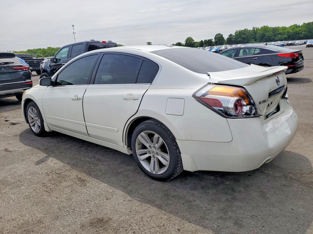 2010 Nissan Altima Sr White vin: 1N4BL2APXAC152283