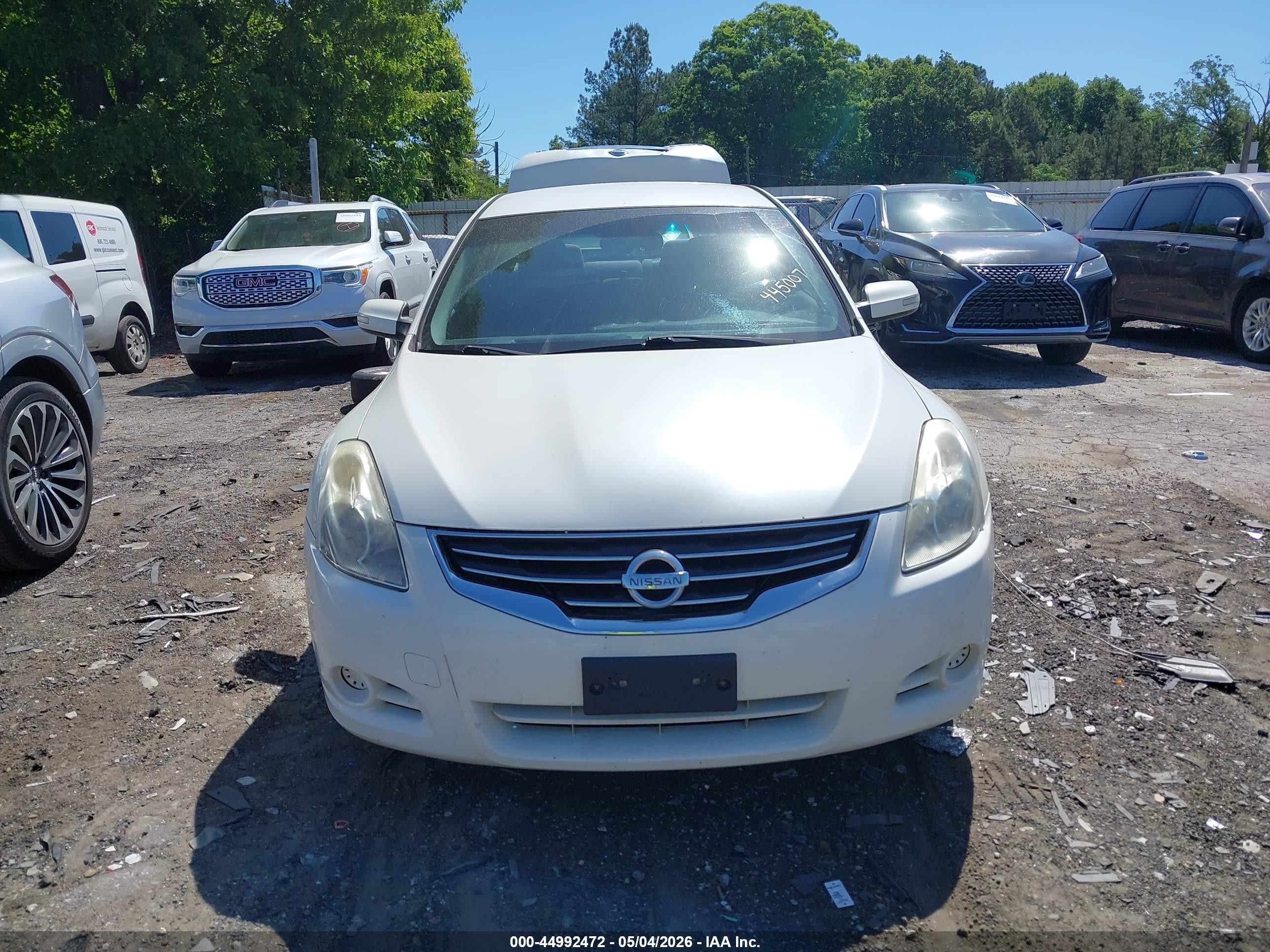 2010 Nissan Altima 3.5 Sr White vin: 1N4BL2APXAN445007