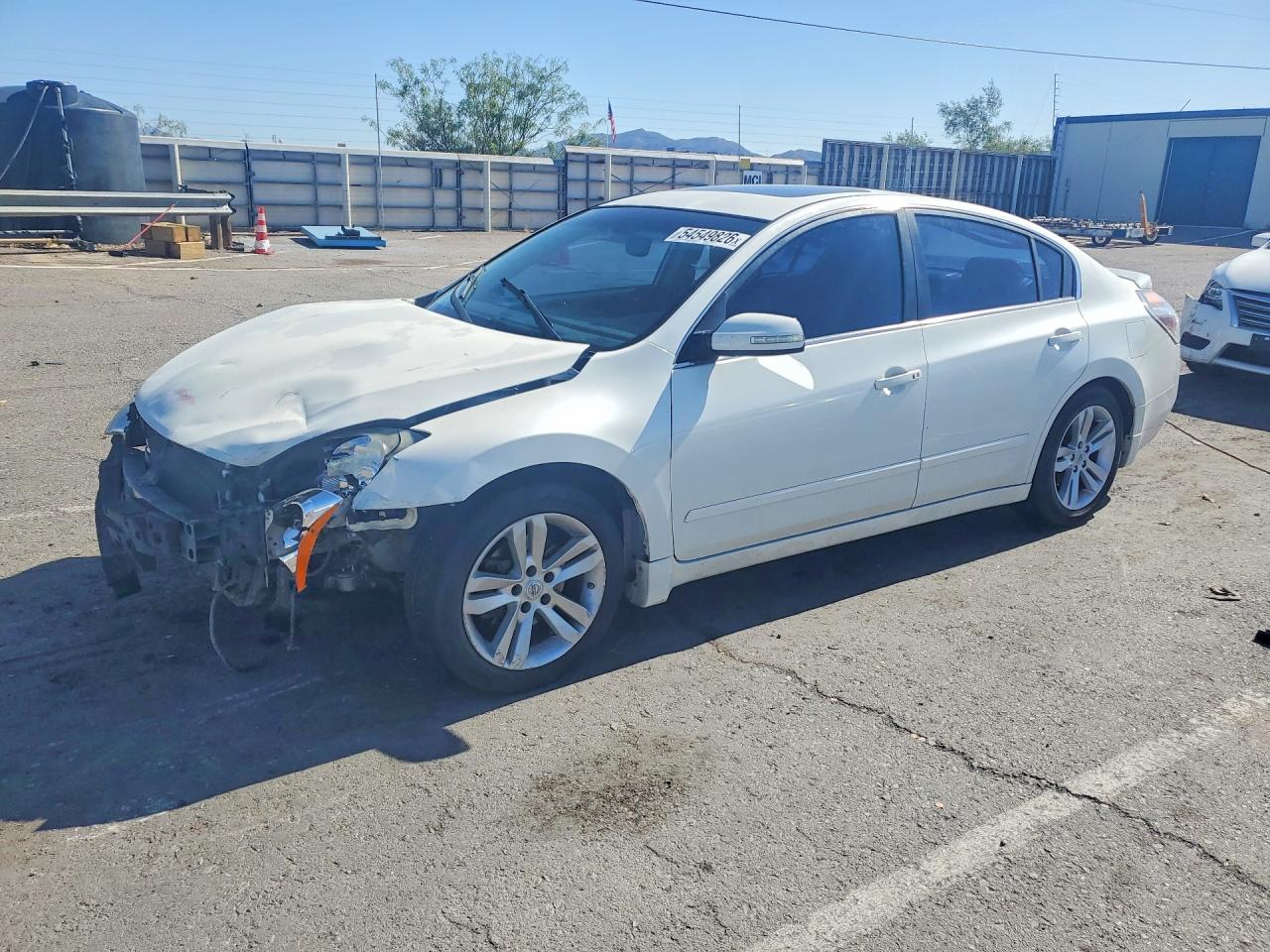 2010 Nissan Altima Sr White vin: 1N4BL2APXAN459814