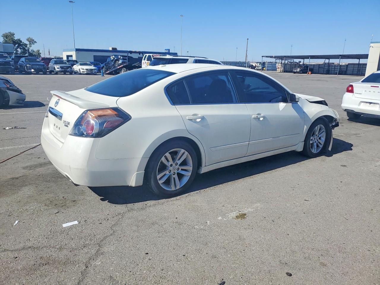 2010 Nissan Altima Sr White vin: 1N4BL2APXAN459814