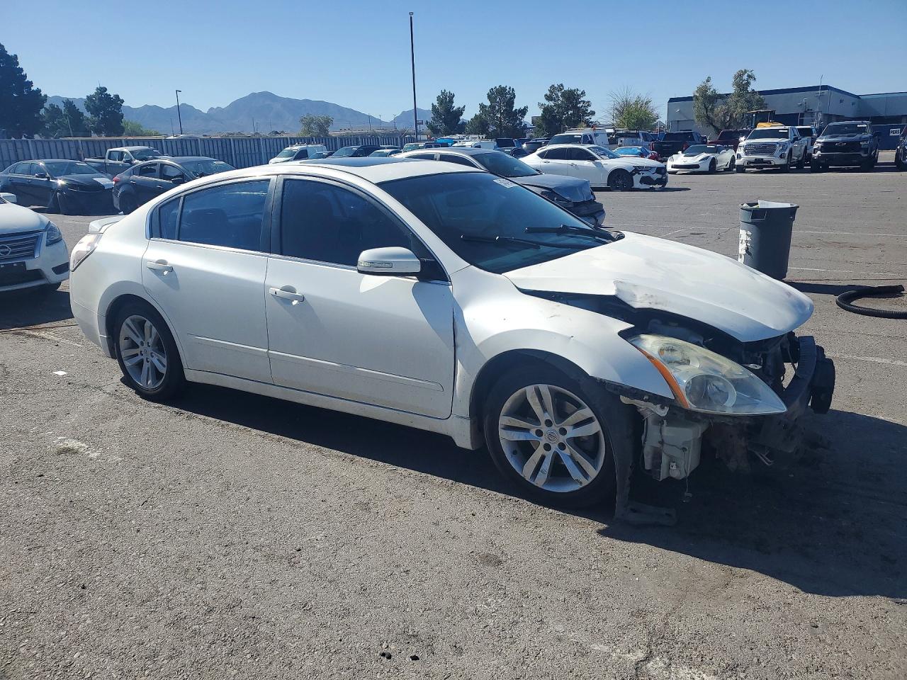 2010 Nissan Altima Sr White vin: 1N4BL2APXAN459814