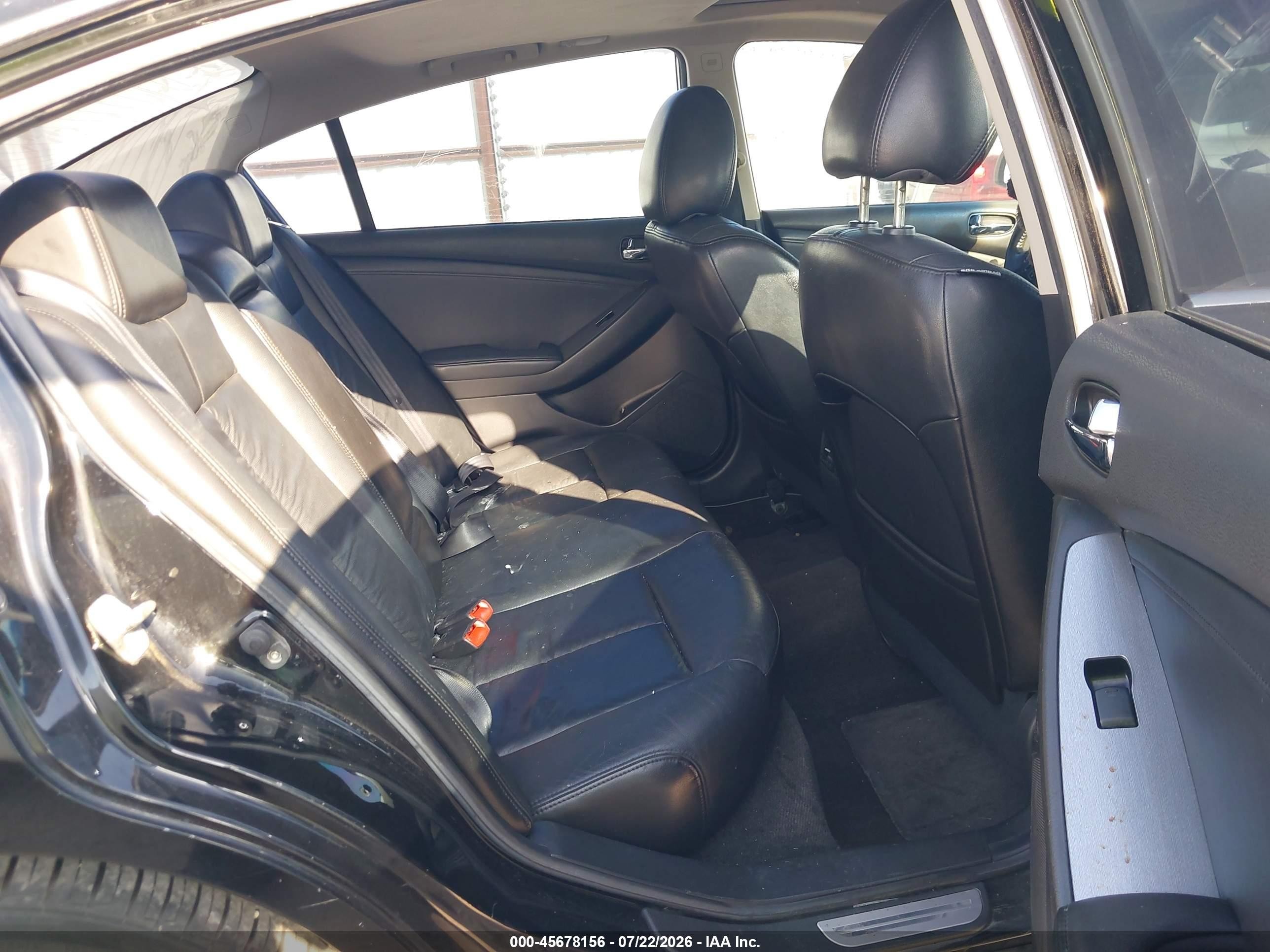 2010 Nissan Altima 3.5 Sr Black vin: 1N4BL2APXAN556978