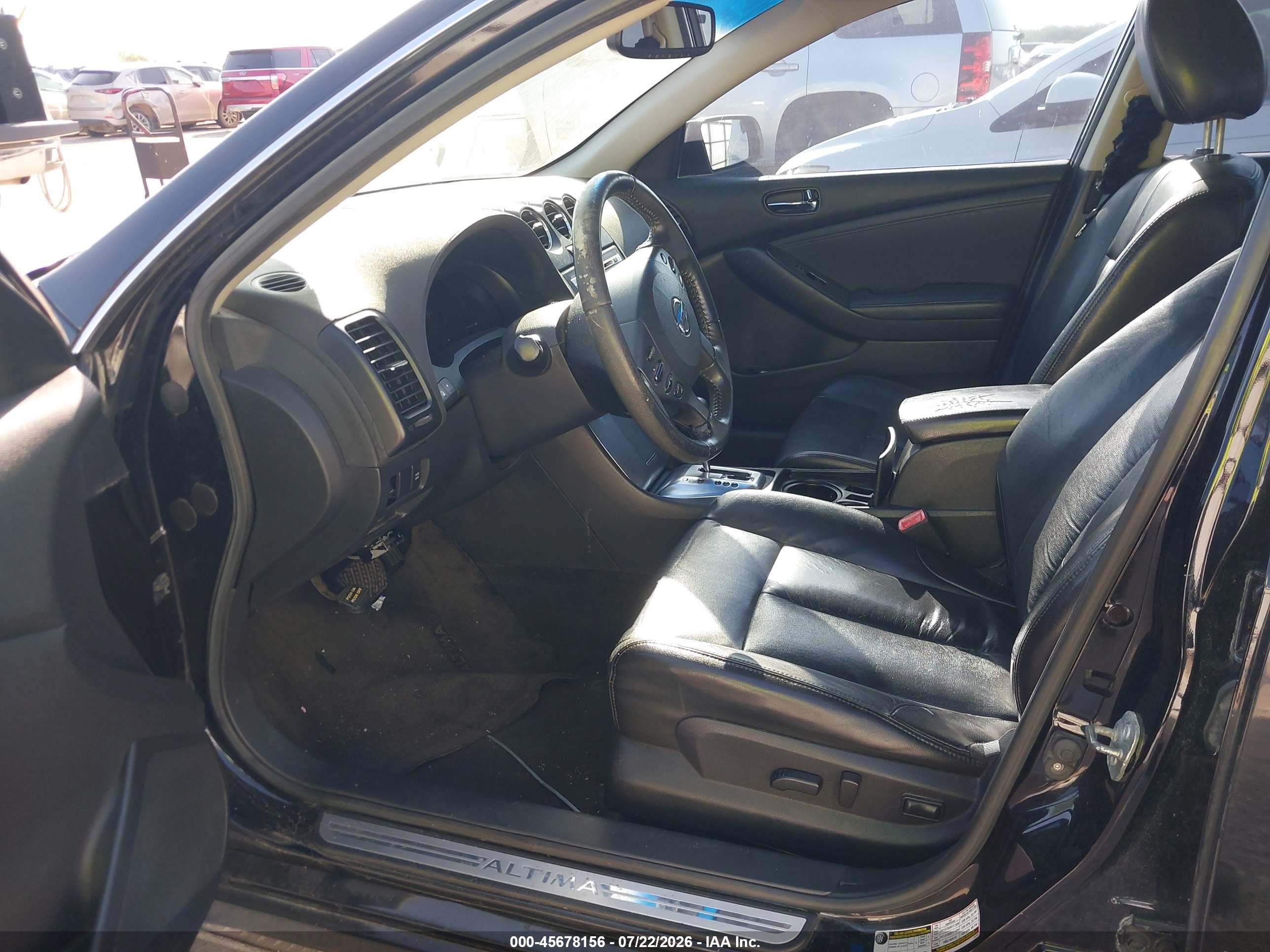 2010 Nissan Altima 3.5 Sr Black vin: 1N4BL2APXAN556978