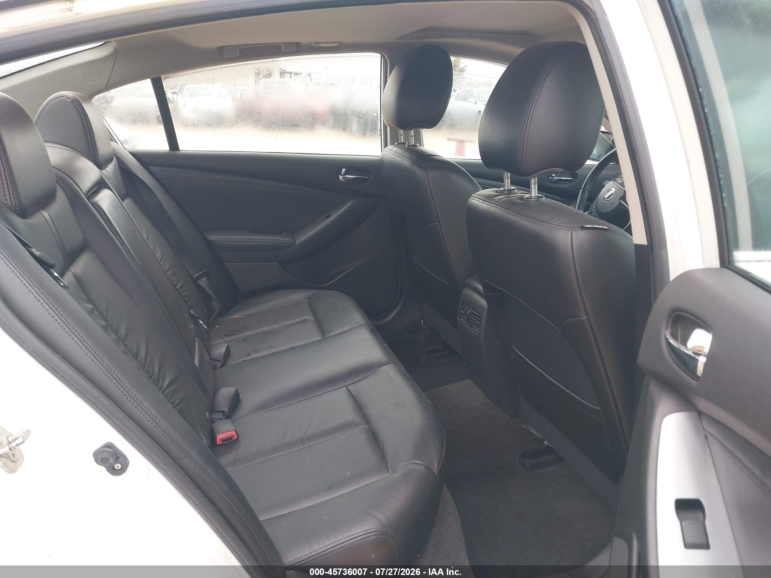 2012 Nissan Altima 3.5 Sr White vin: 1N4BL2APXCC105290