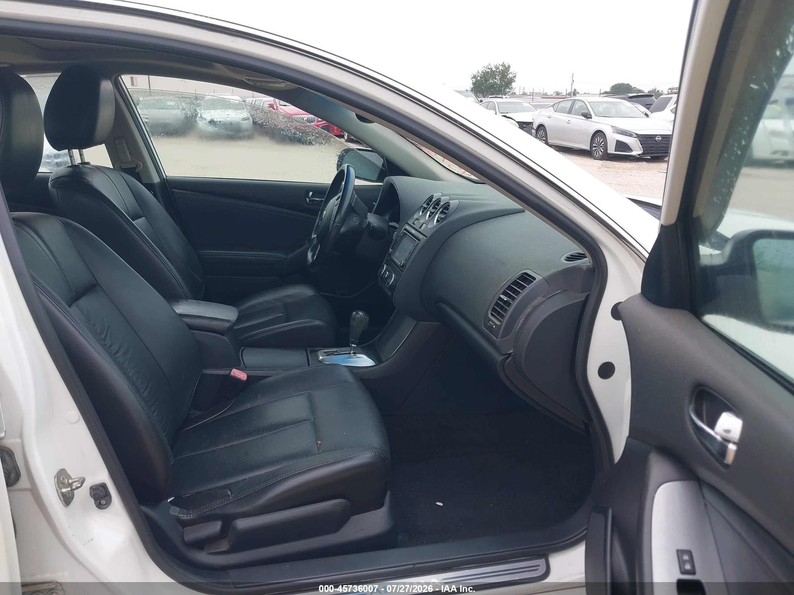 2012 Nissan Altima 3.5 Sr White vin: 1N4BL2APXCC105290