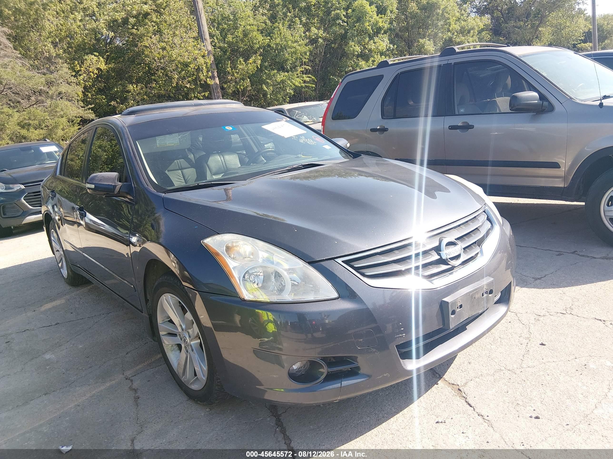 2012 Nissan Altima 3.5 Sr Blue vin: 1N4BL2APXCC144686