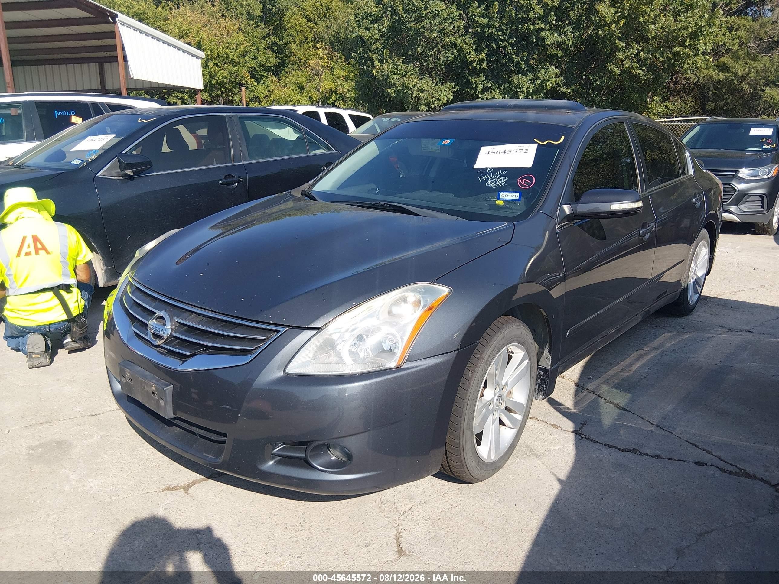 2012 Nissan Altima 3.5 Sr Blue vin: 1N4BL2APXCC144686