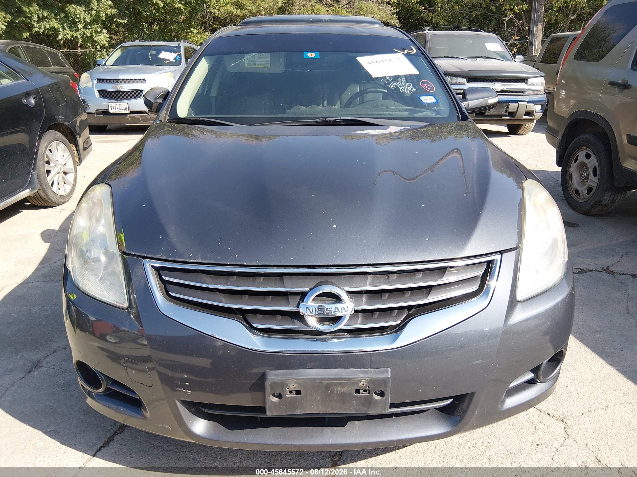 2012 Nissan Altima 3.5 Sr Blue vin: 1N4BL2APXCC144686