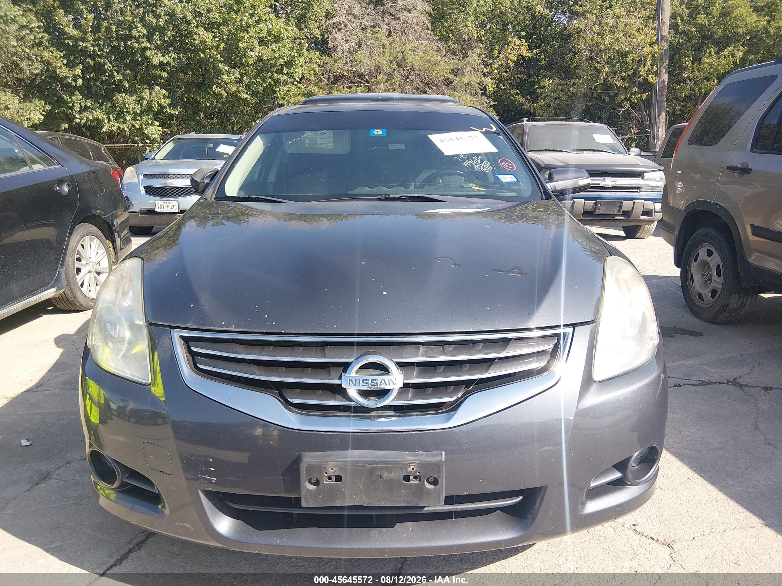 2012 Nissan Altima 3.5 Sr Blue vin: 1N4BL2APXCC144686