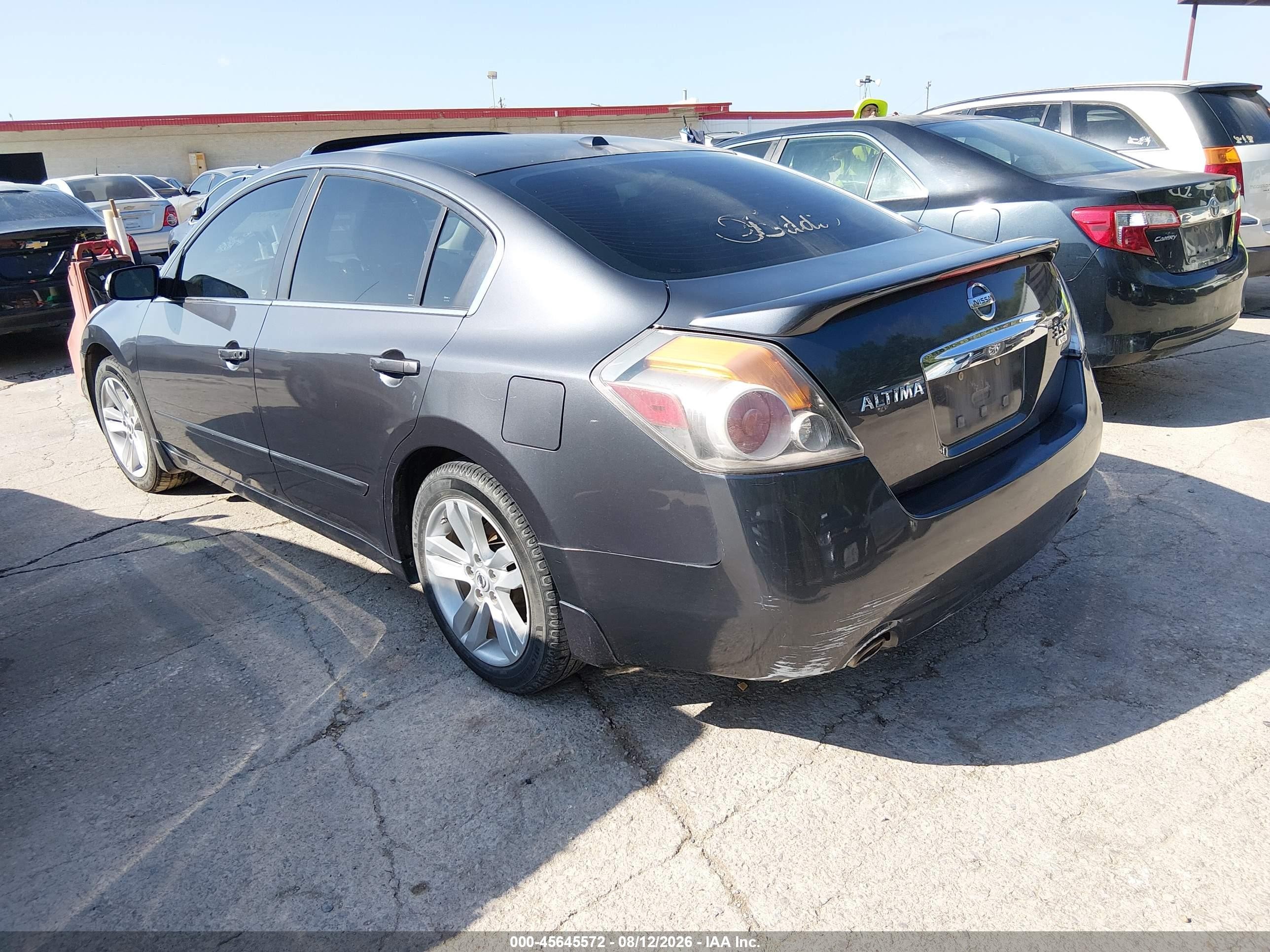 2012 Nissan Altima 3.5 Sr Blue vin: 1N4BL2APXCC144686