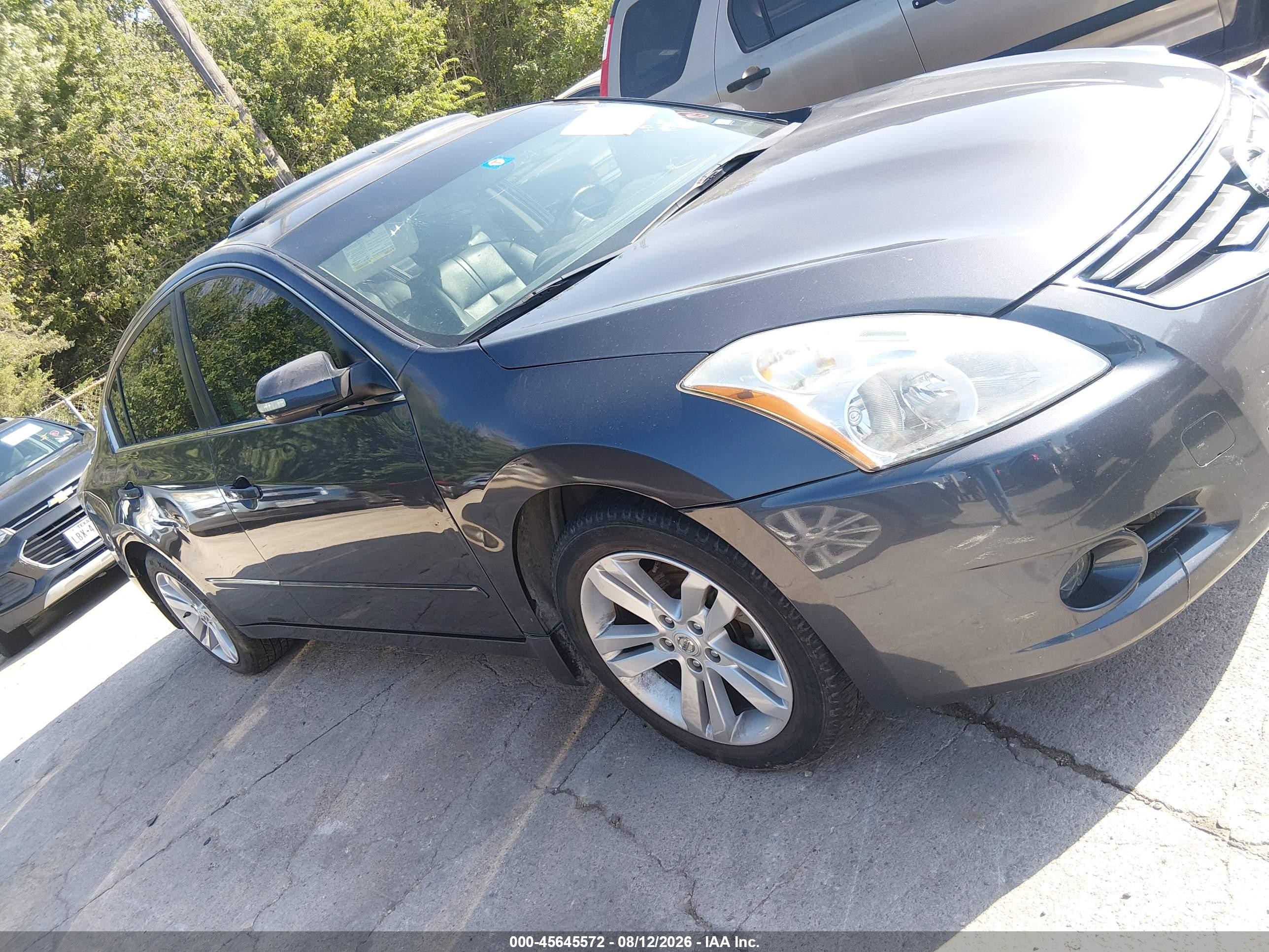 2012 Nissan Altima 3.5 Sr Blue vin: 1N4BL2APXCC144686
