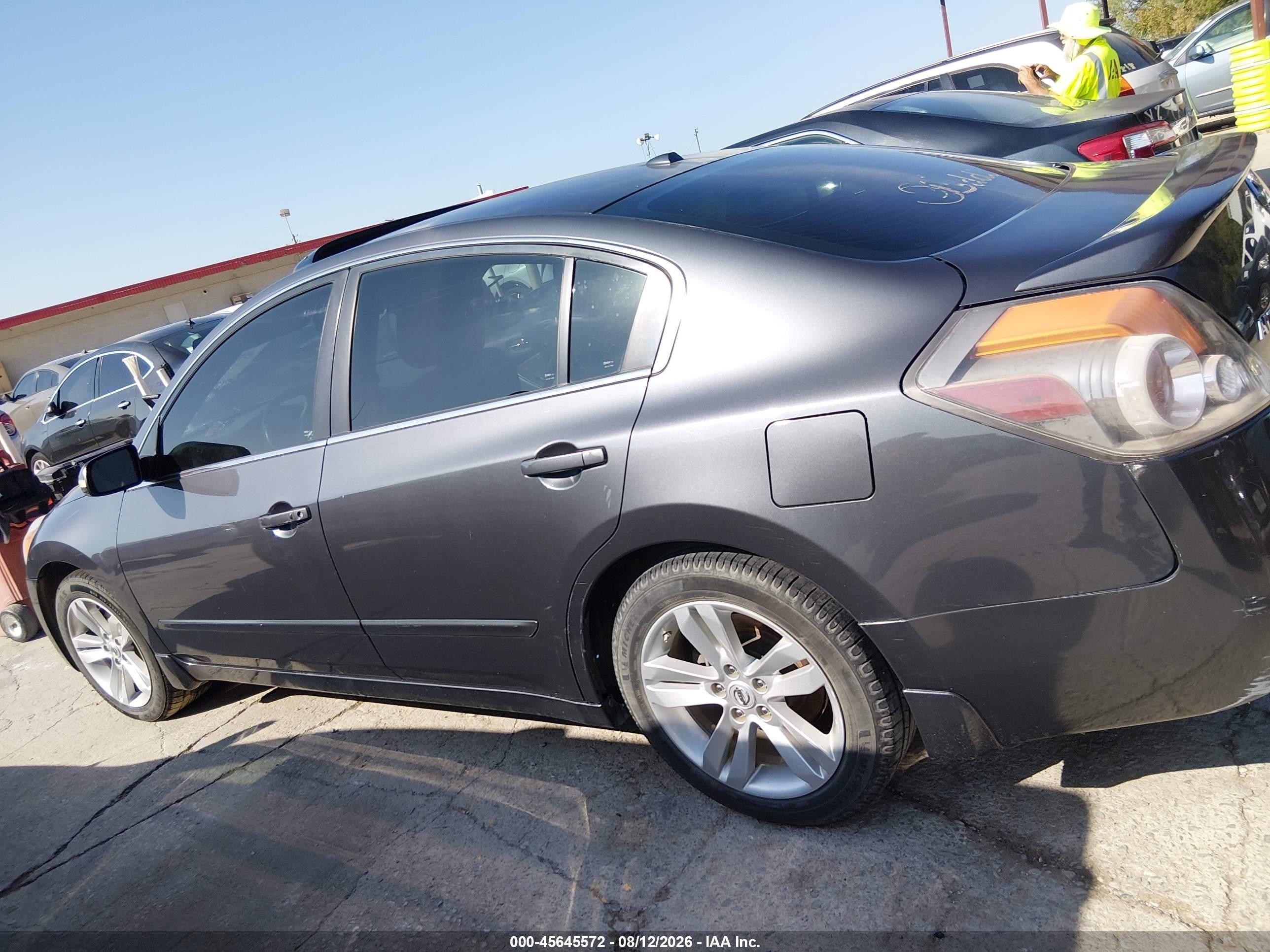 2012 Nissan Altima 3.5 Sr Blue vin: 1N4BL2APXCC144686