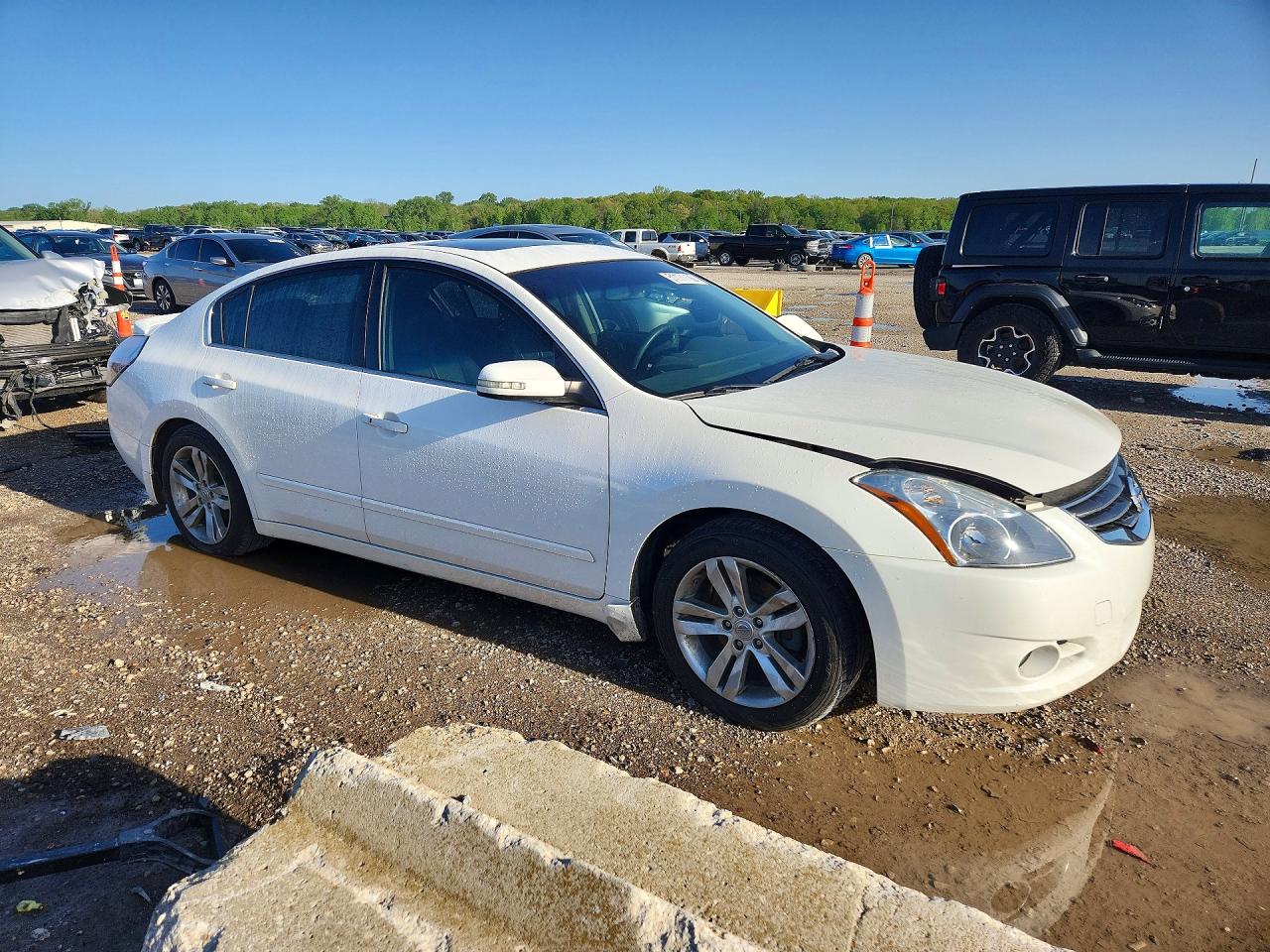 2012 Nissan Altima Sr White vin: 1N4BL2APXCC167532