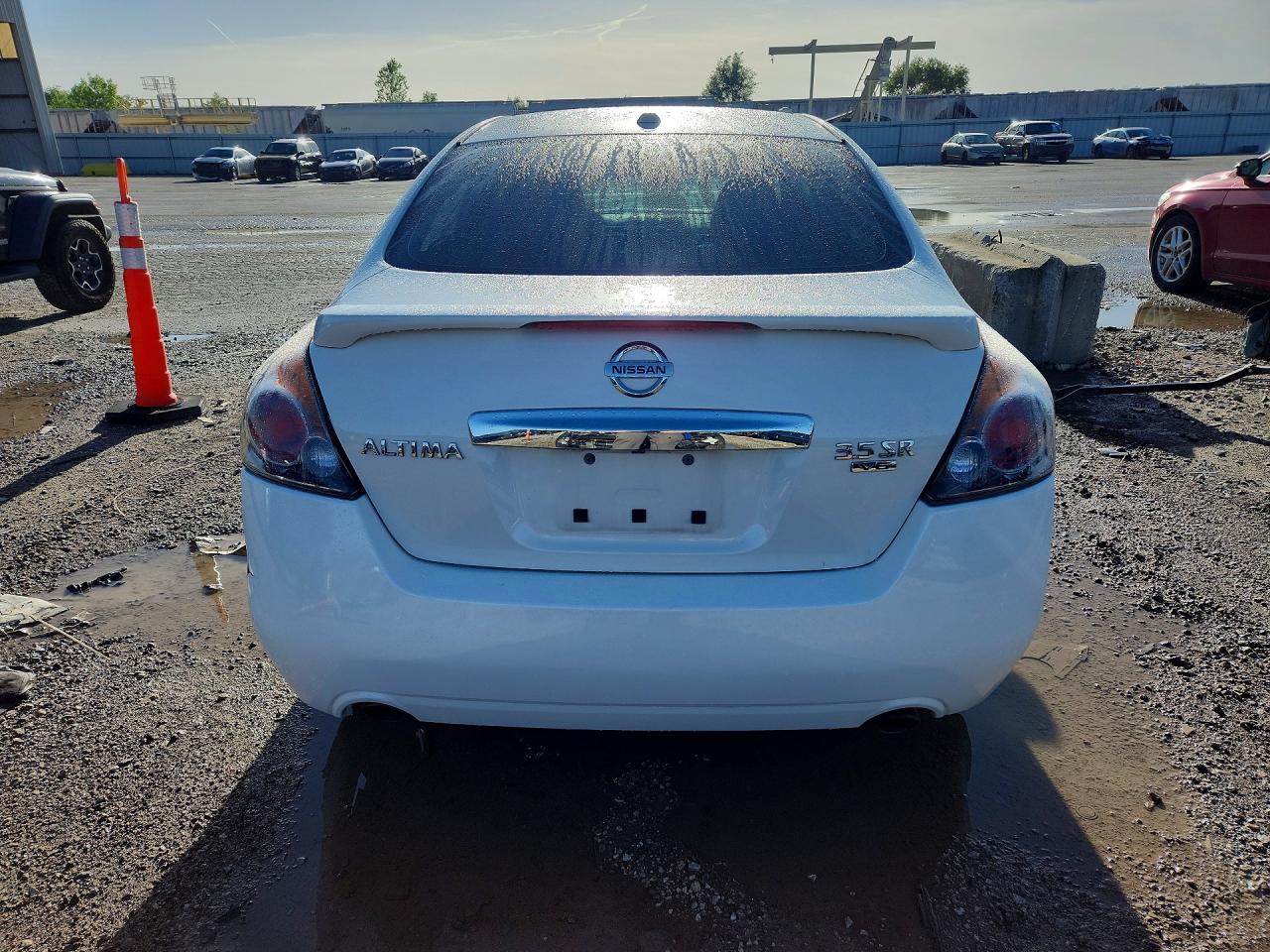 2012 Nissan Altima Sr White vin: 1N4BL2APXCC167532