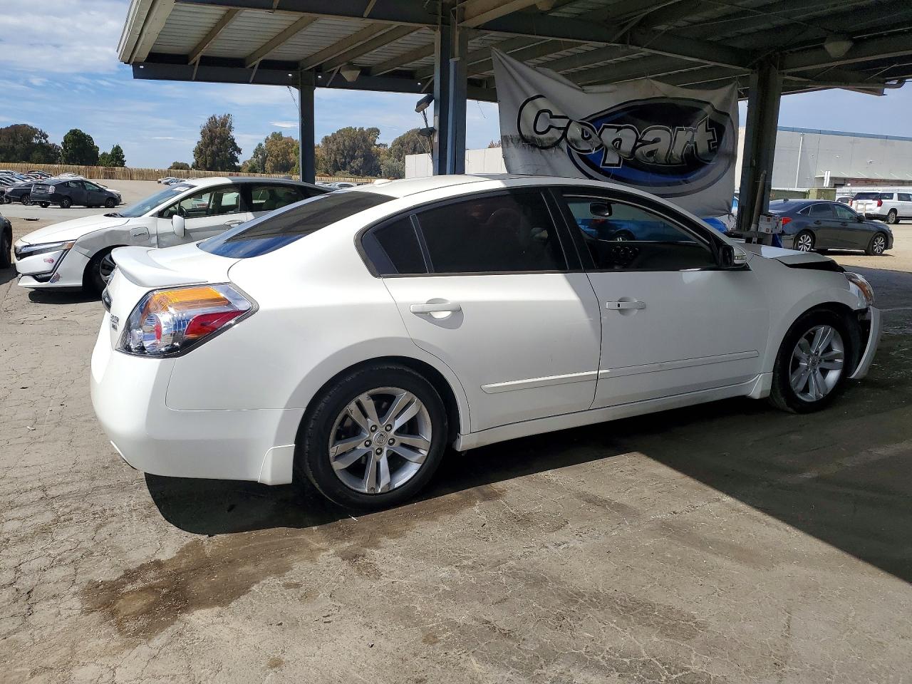 2012 Nissan Altima Sr White vin: 1N4BL2APXCC250104