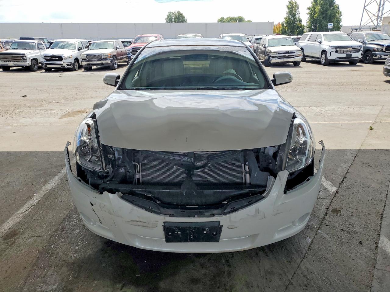 2012 Nissan Altima Sr White vin: 1N4BL2APXCC250104