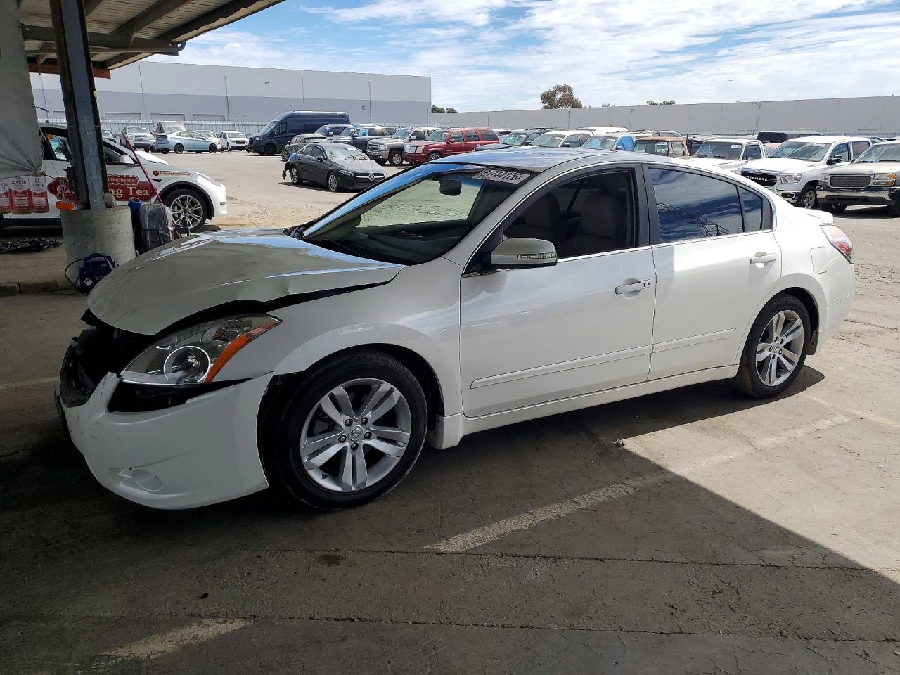 2012 Nissan Altima Sr White vin: 1N4BL2APXCC250104