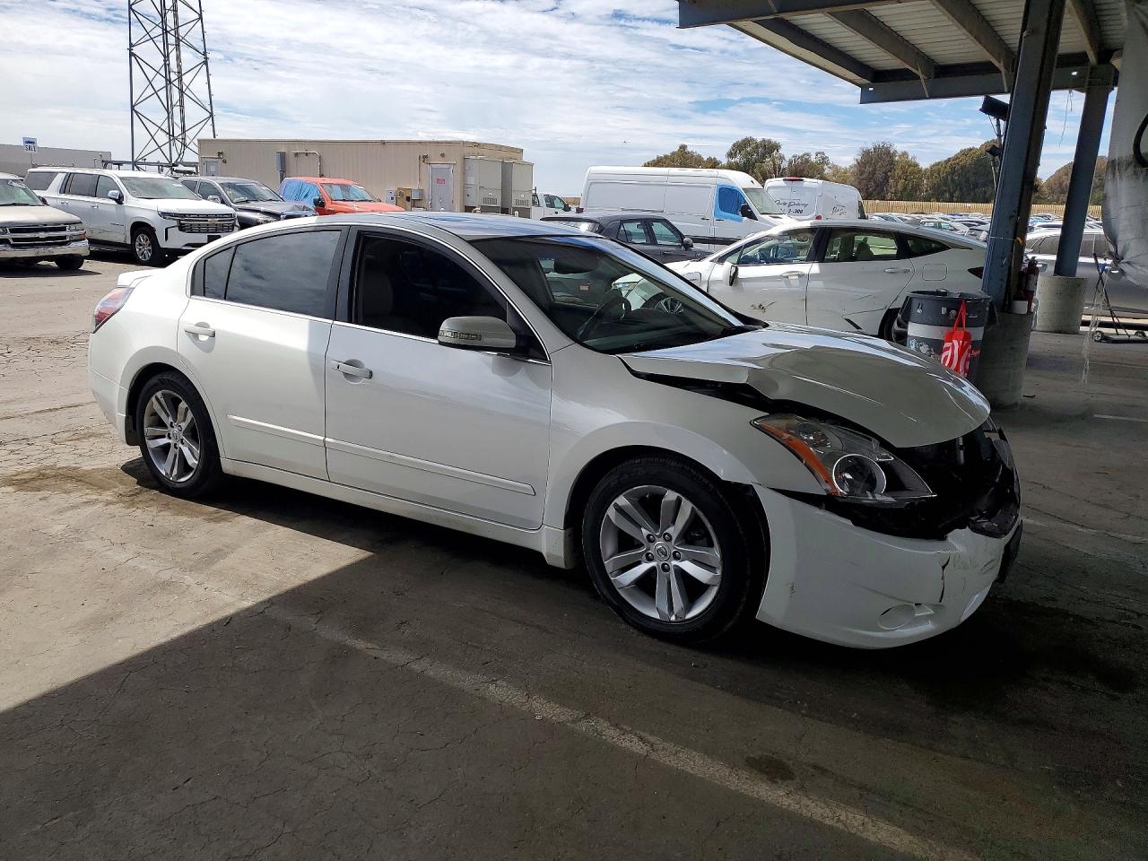 2012 Nissan Altima Sr White vin: 1N4BL2APXCC250104