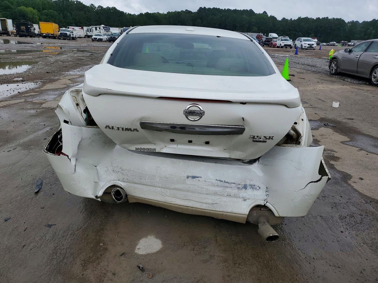 2012 Nissan Altima Sr White vin: 1N4BL2APXCN419395