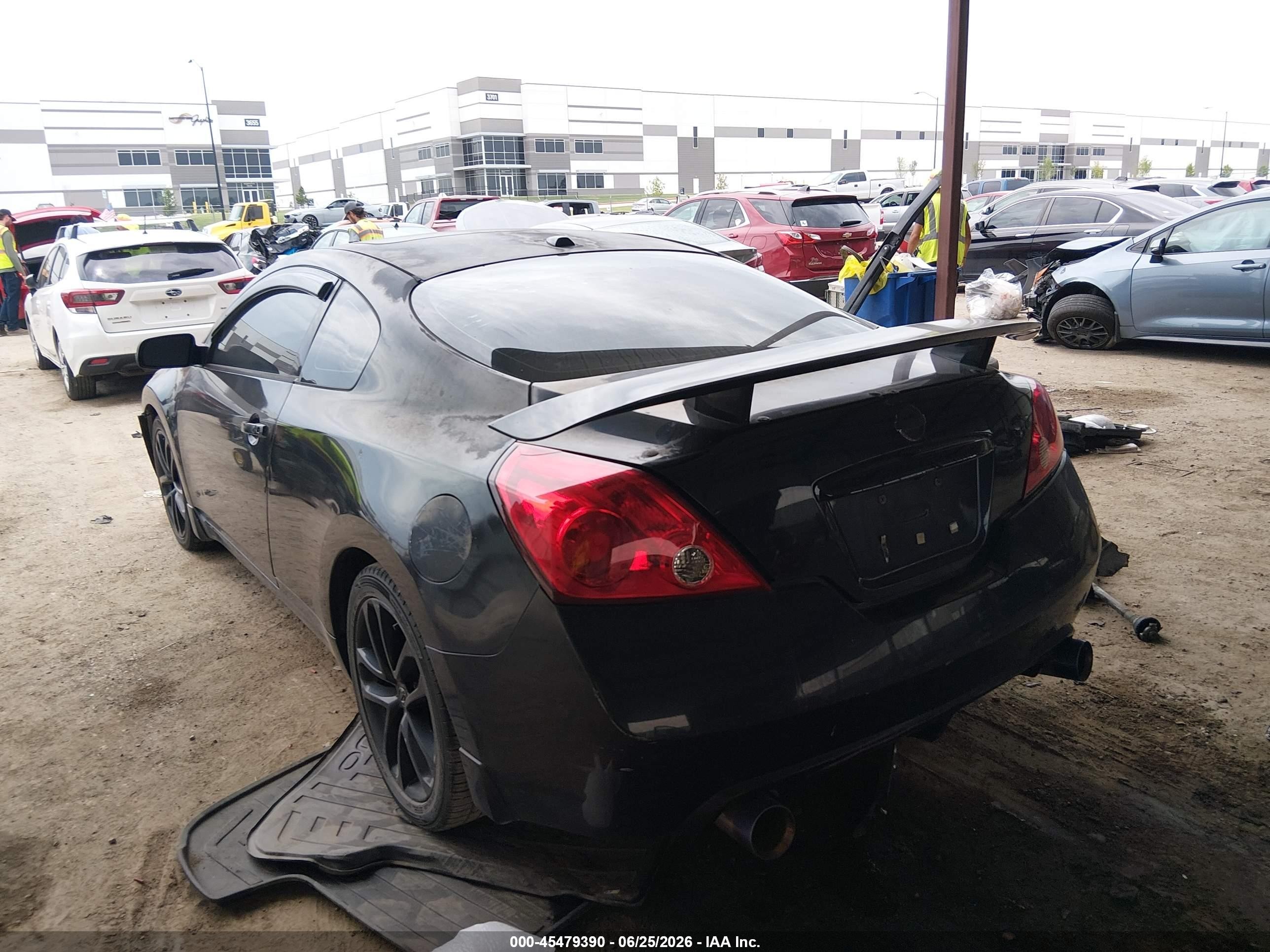 2011 Nissan Altima 3.5 Sr Черный vin: 1N4BL2EP0BC111530