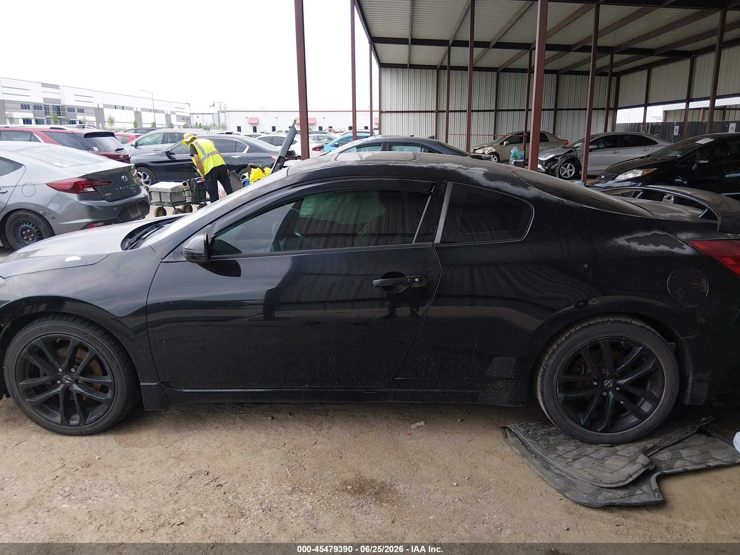 2011 Nissan Altima 3.5 Sr Черный vin: 1N4BL2EP0BC111530