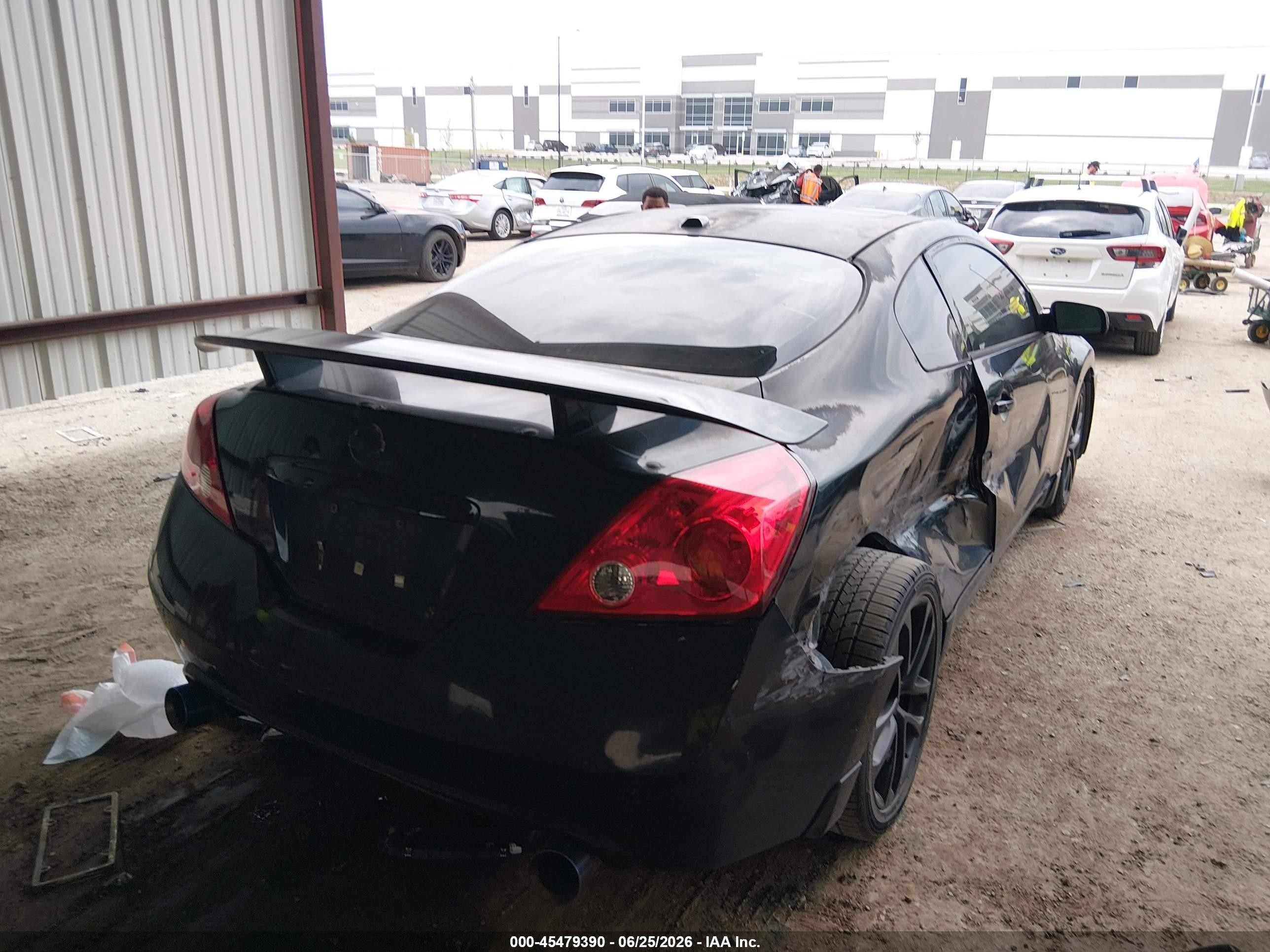2011 Nissan Altima 3.5 Sr Черный vin: 1N4BL2EP0BC111530