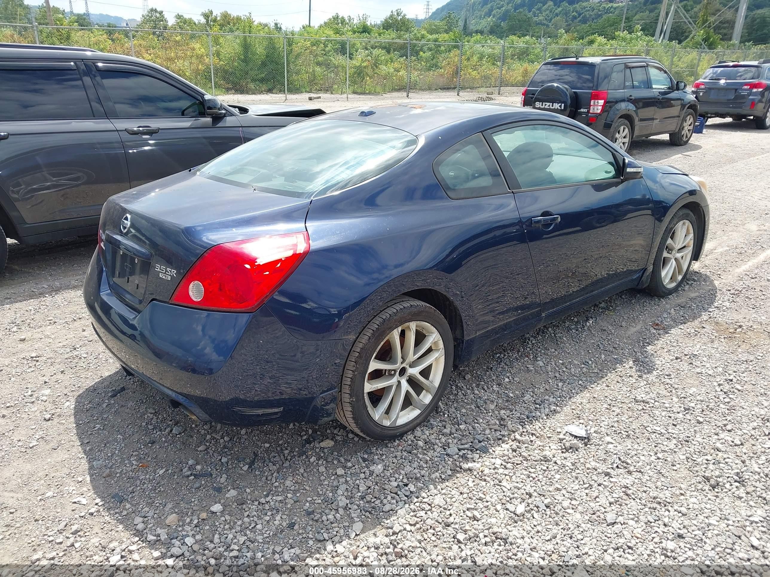 2011 Nissan Altima 3.5 Sr Синий vin: 1N4BL2EP0BC140851
