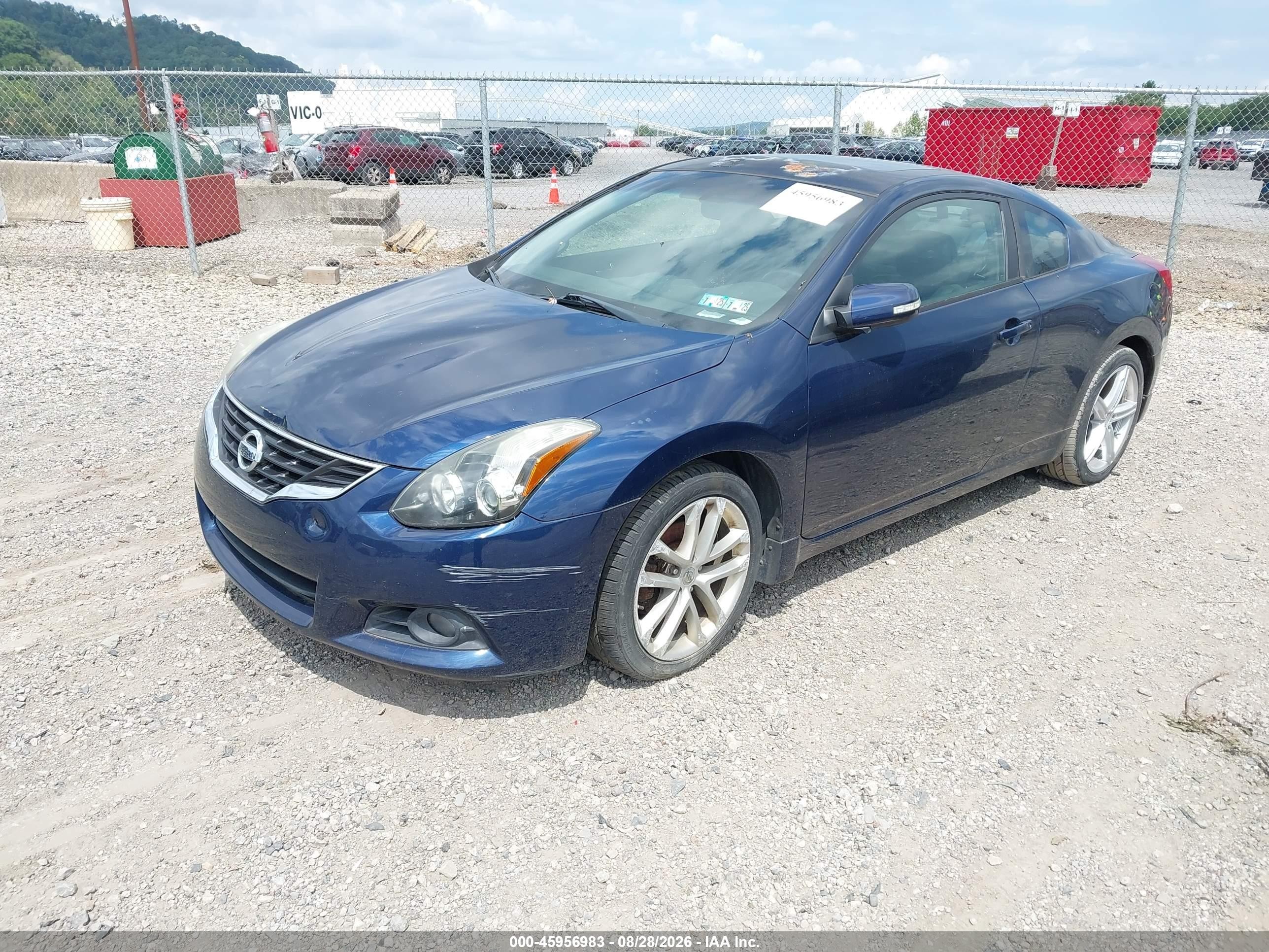 2011 Nissan Altima 3.5 Sr Синий vin: 1N4BL2EP0BC140851