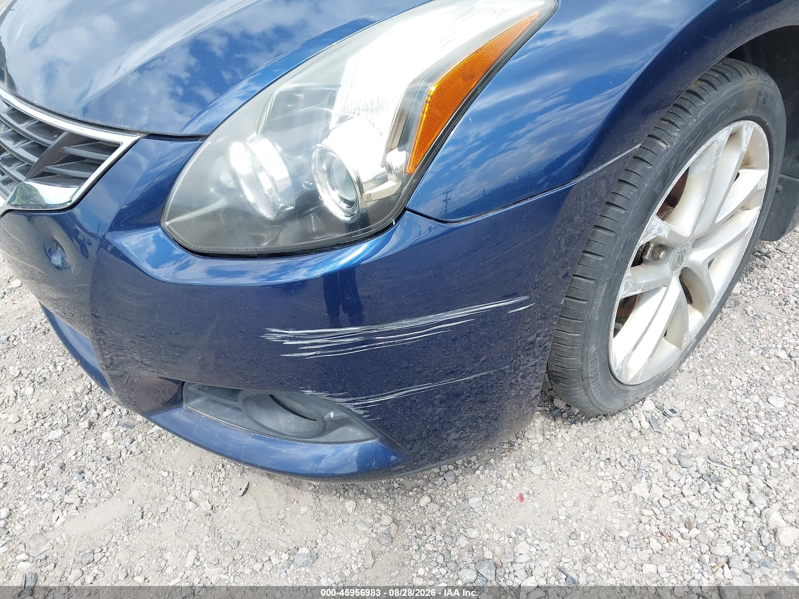 2011 Nissan Altima 3.5 Sr Синий vin: 1N4BL2EP0BC140851