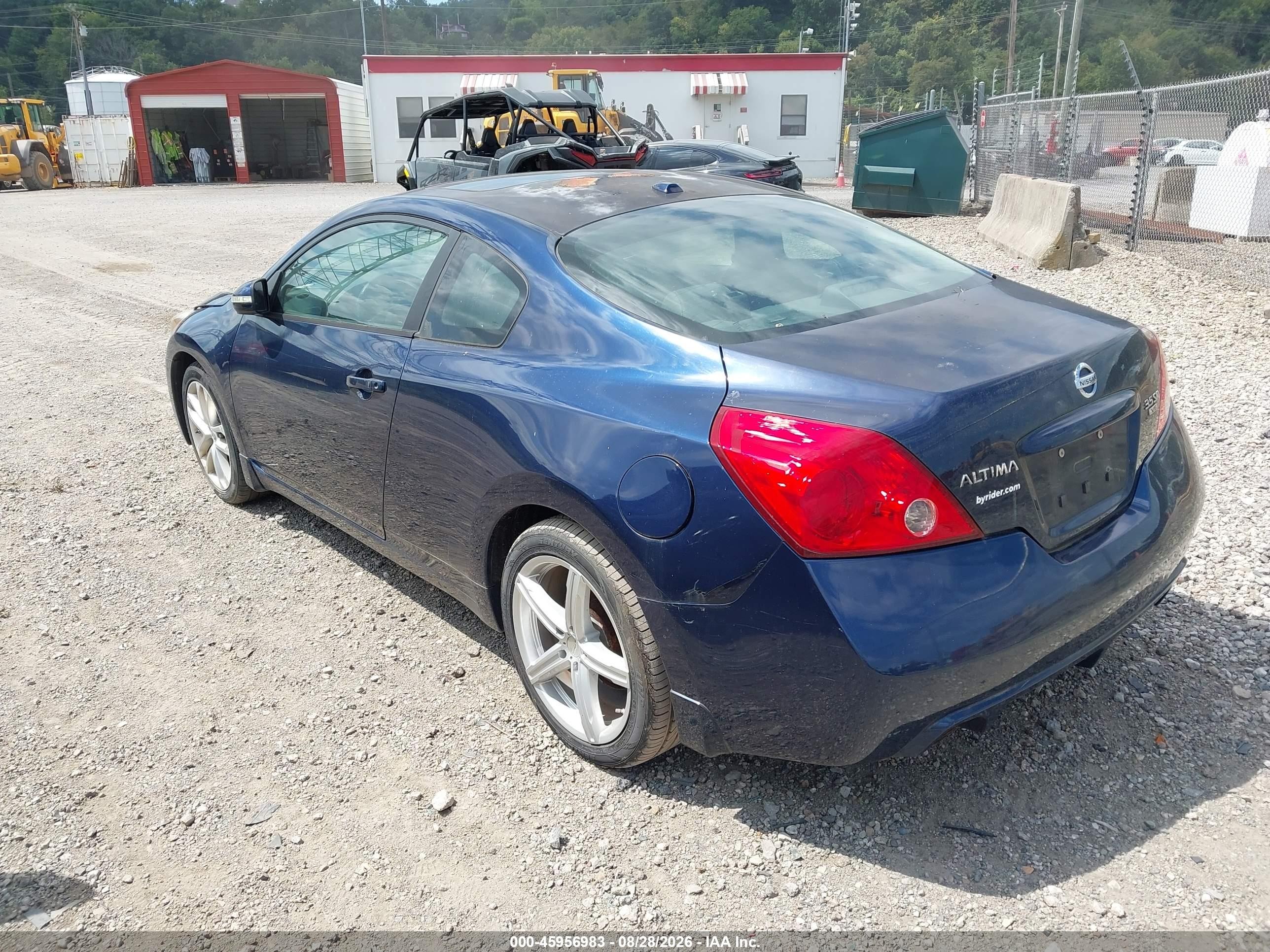 2011 Nissan Altima 3.5 Sr Синий vin: 1N4BL2EP0BC140851