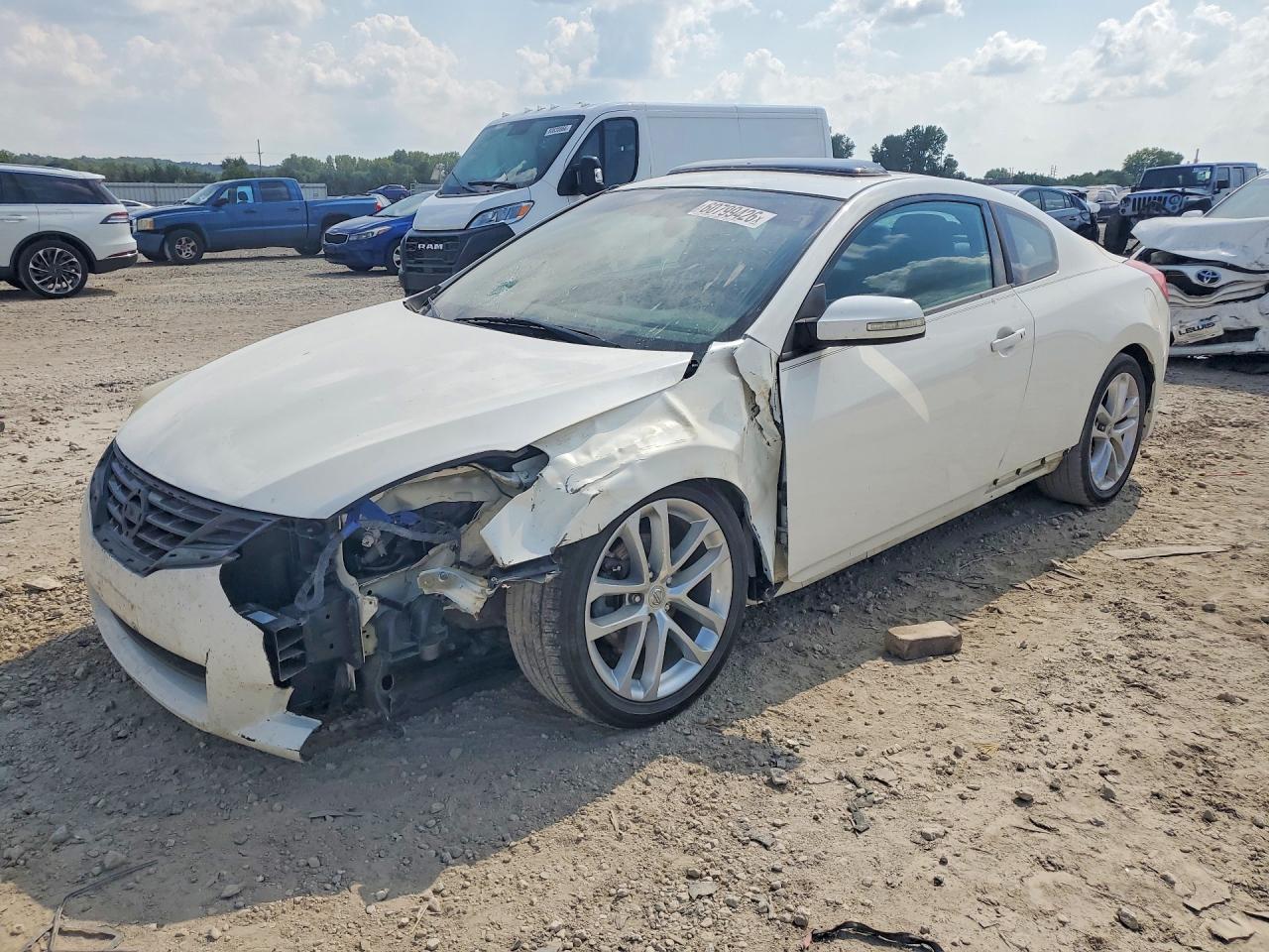 2010 Nissan Altima Sr White vin: 1N4BL2EP1AC149184