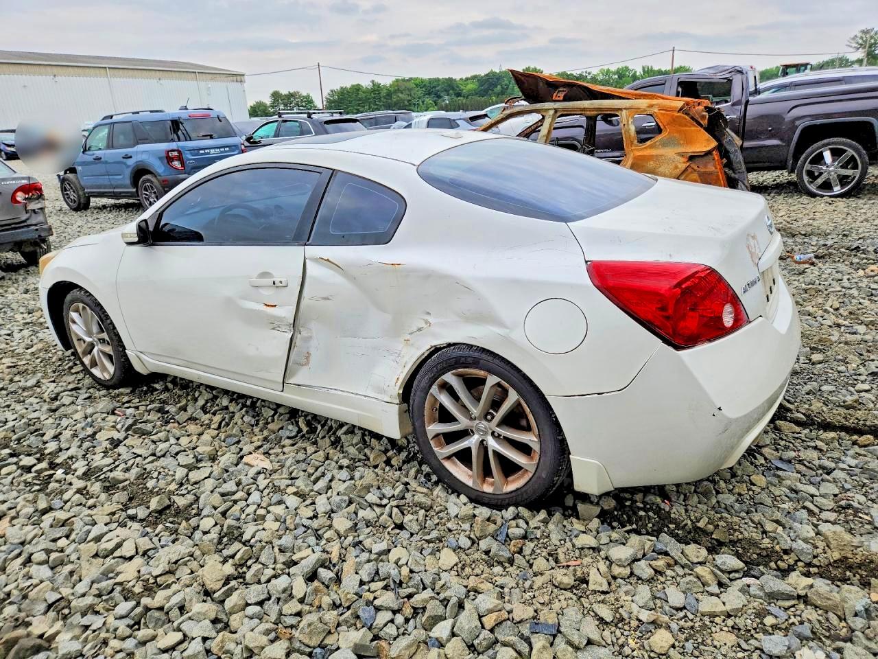 2011 Nissan Altima Sr White vin: 1N4BL2EP1BC170344