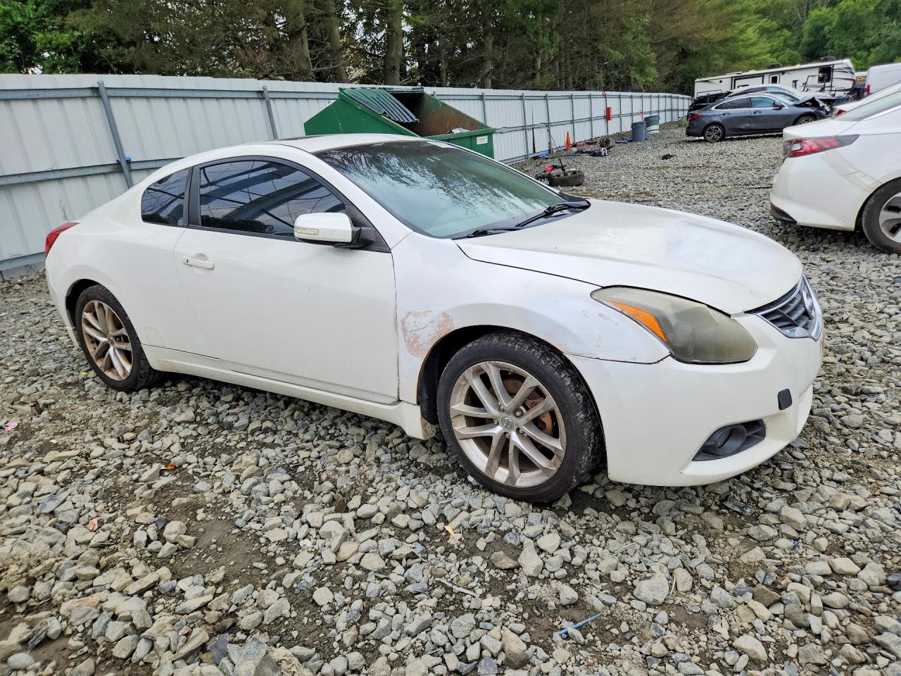 2011 Nissan Altima Sr White vin: 1N4BL2EP1BC170344