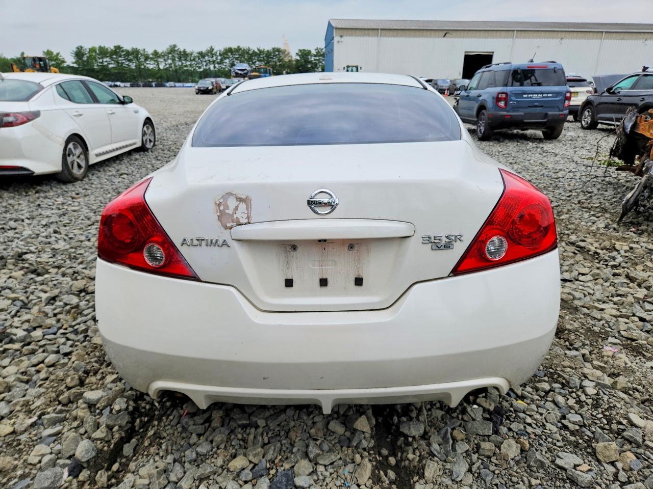 2011 Nissan Altima Sr White vin: 1N4BL2EP1BC170344