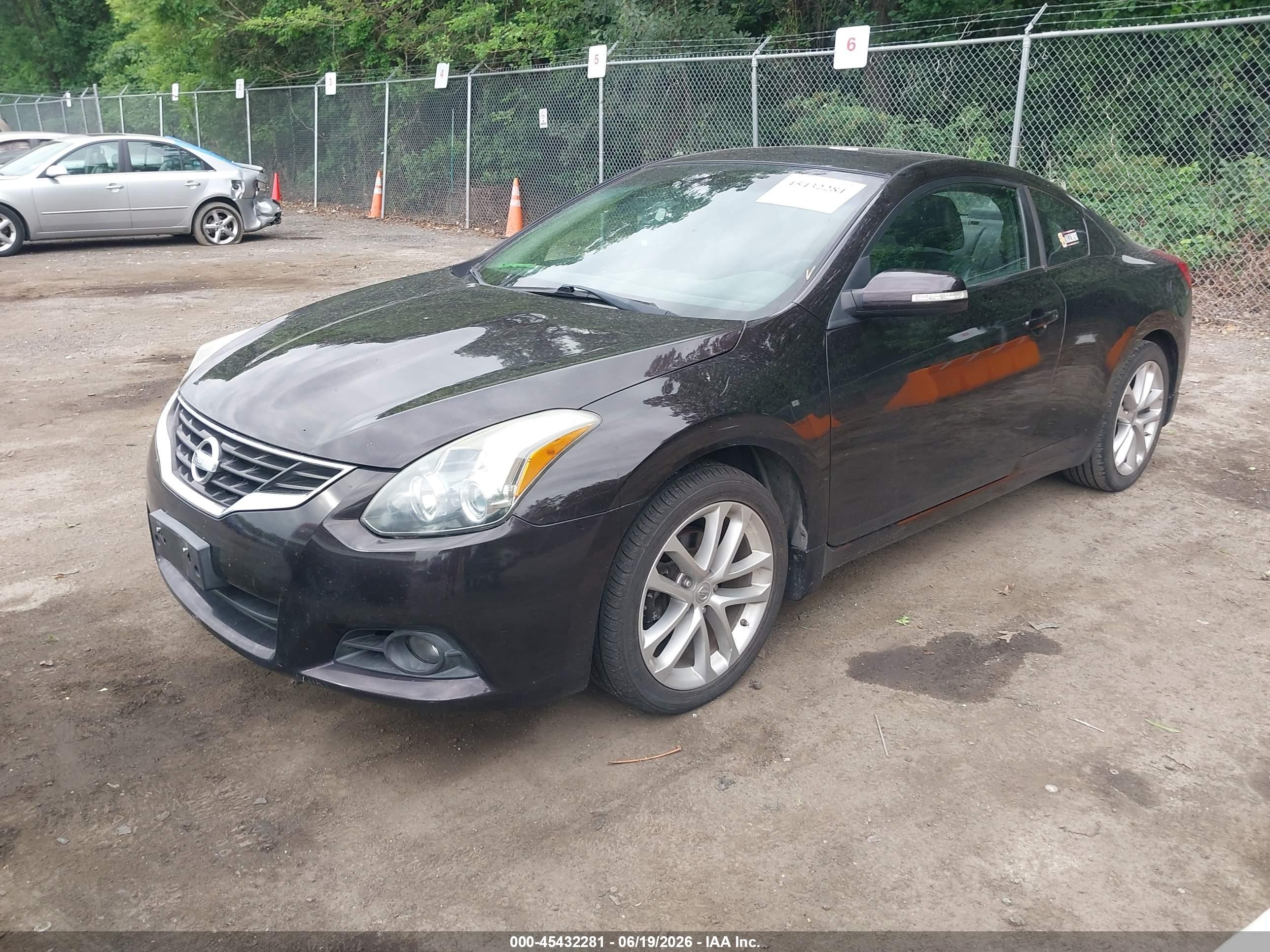 2012 Nissan Altima 3.5 Sr Black vin: 1N4BL2EP1CC234271