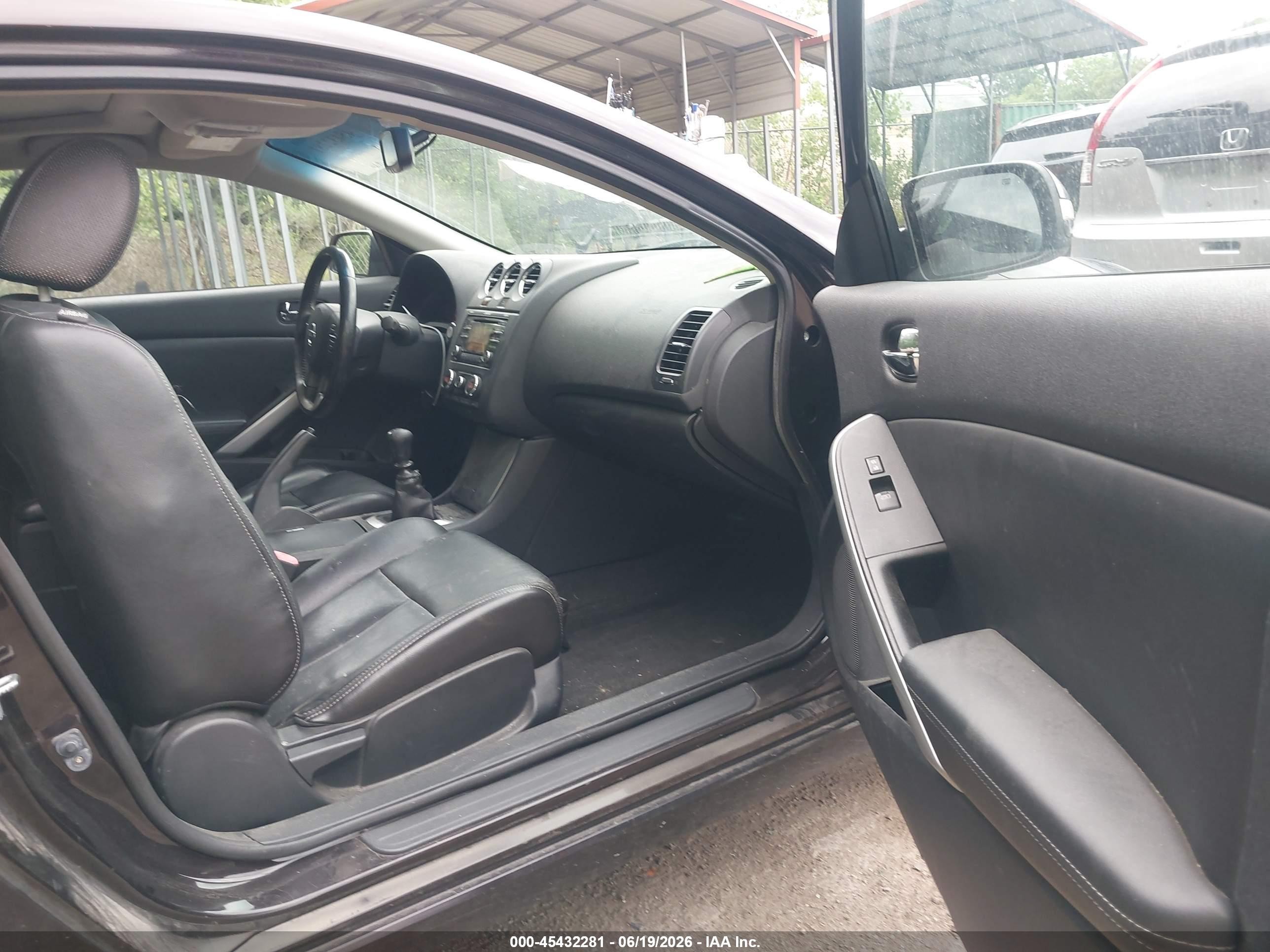 2012 Nissan Altima 3.5 Sr Black vin: 1N4BL2EP1CC234271