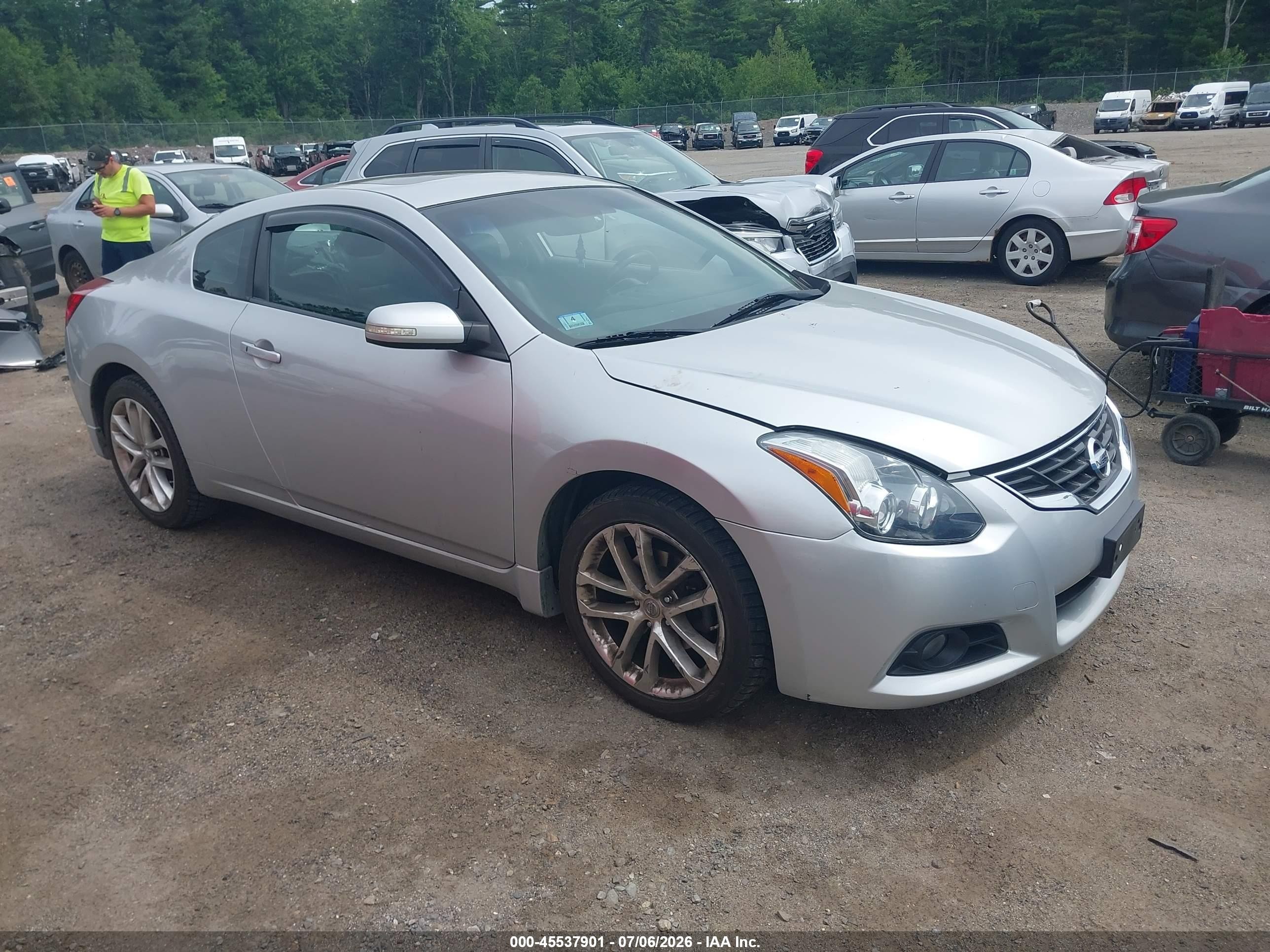 2012 Nissan Altima 3.5 Sr Серебряный vin: 1N4BL2EP1CC263513