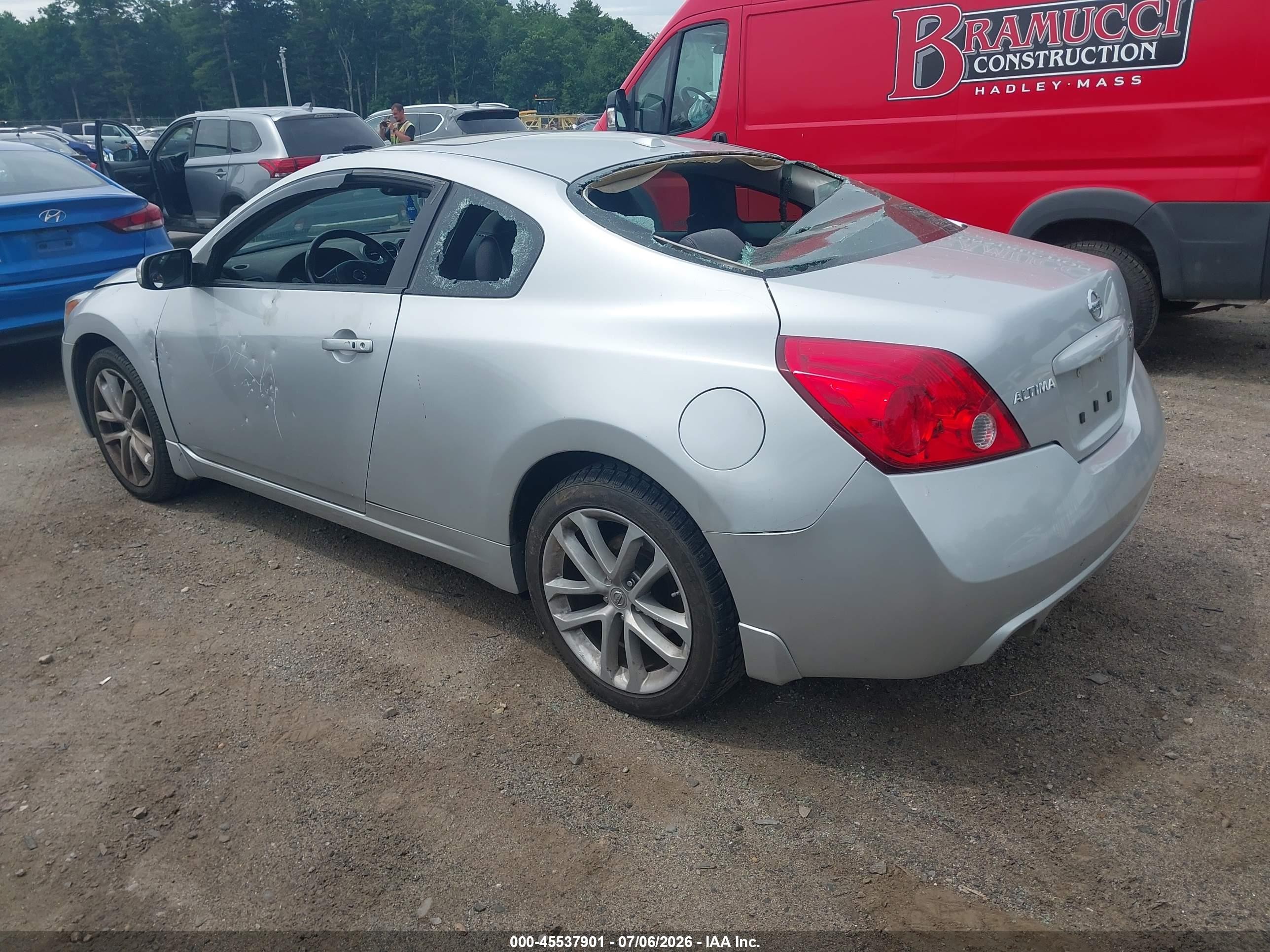 2012 Nissan Altima 3.5 Sr Silver vin: 1N4BL2EP1CC263513