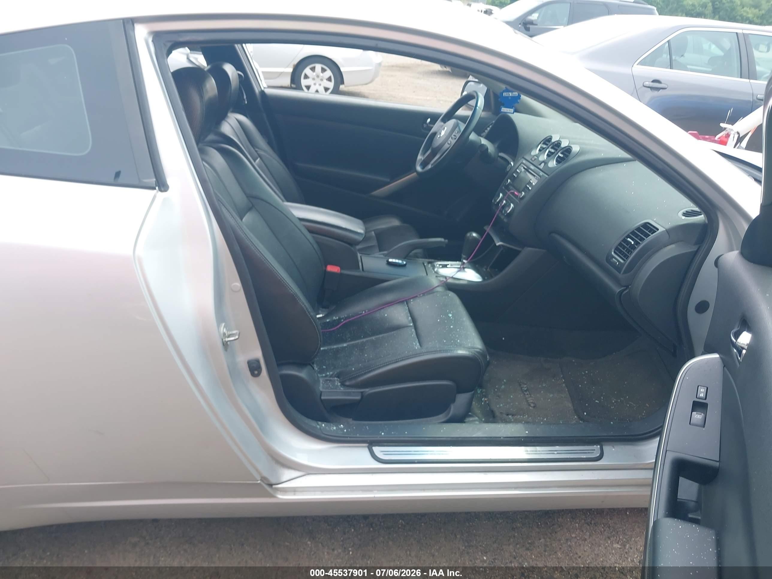 2012 Nissan Altima 3.5 Sr Silver vin: 1N4BL2EP1CC263513
