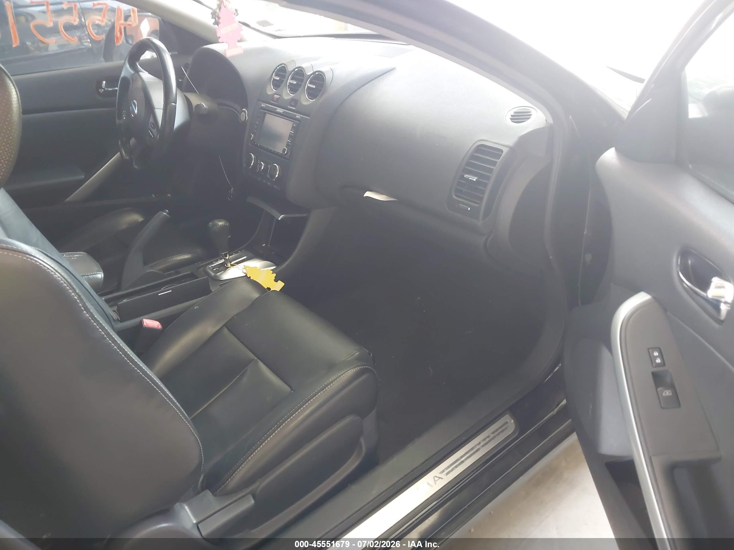 2011 Nissan Altima 3.5 Sr Black vin: 1N4BL2EP2BC107141